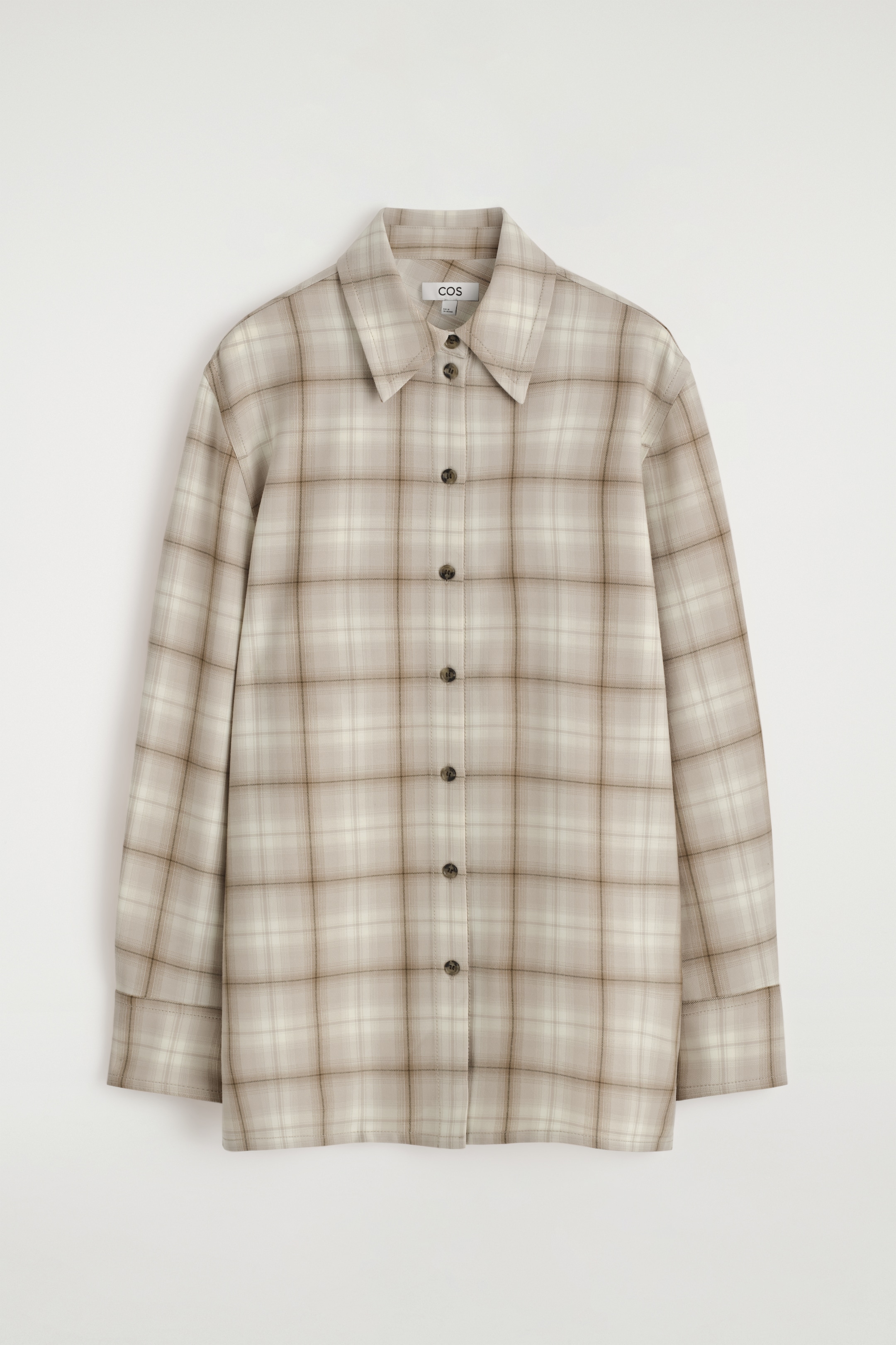 Grösseres Bild ansehen: KARIERTES FLANELLHEMD - BEIGE/KARIERT - DAMEN | H&M CH 6