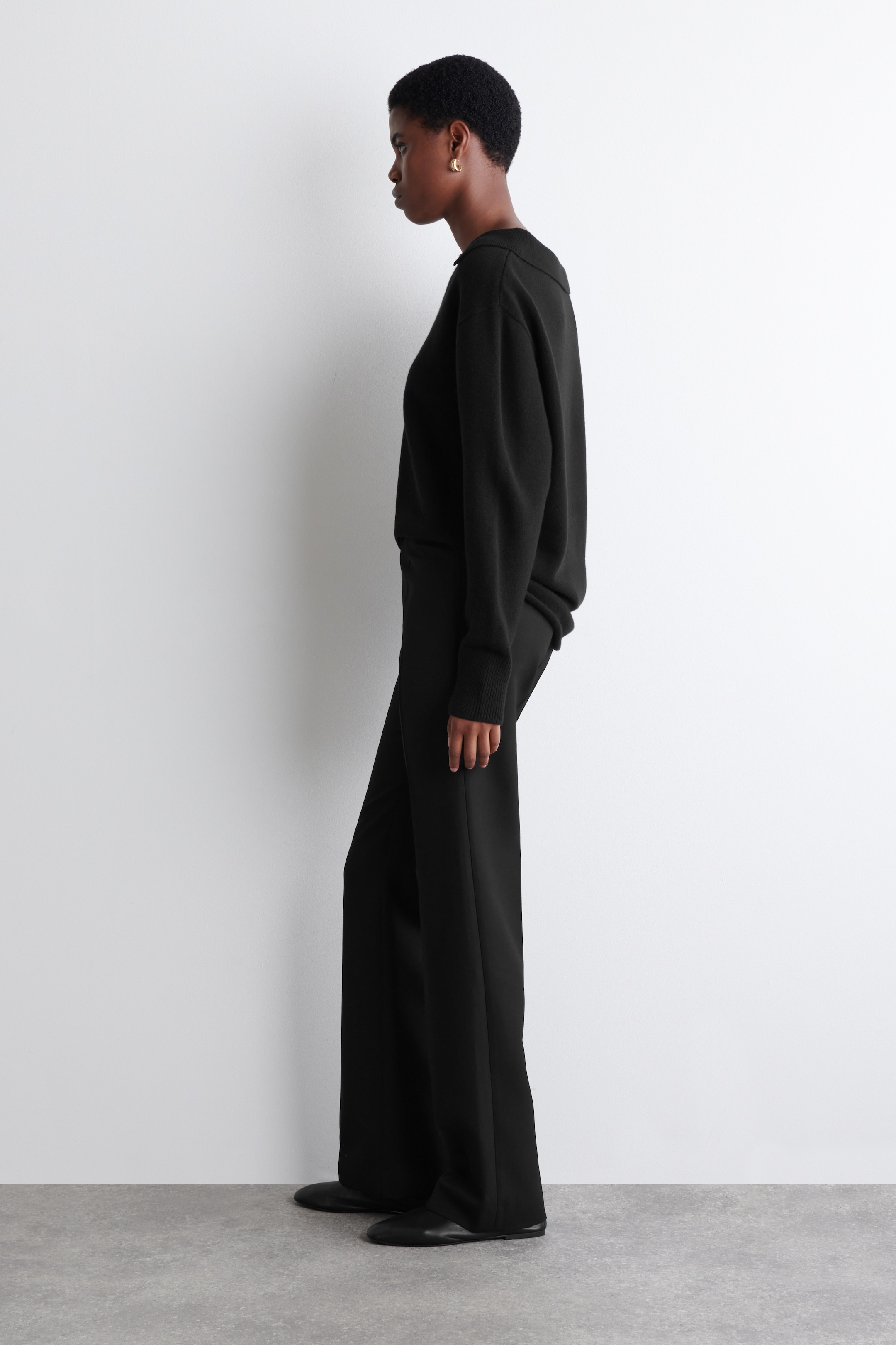 Grotere afbeelding bekijken: Merinowollen polotrui - ZWART - DAMES | H&M BE 3