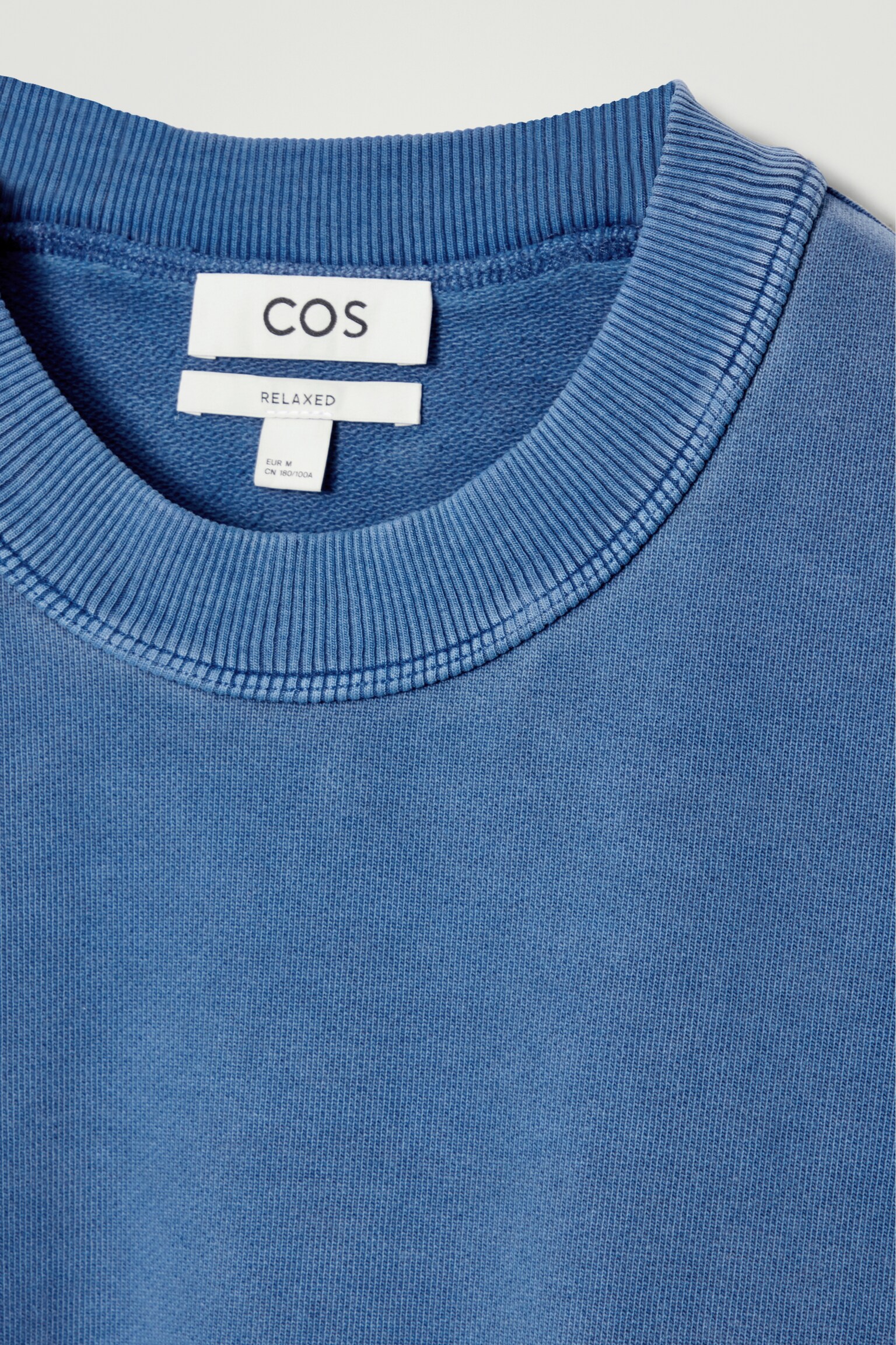 SUDADERA RELAXED FIT DE ALGODÓN LAVADO - AZUL/BURDEOS LAVADO/BURDEOS LAVADO/AZUL MARINO LAVADO/VERDE/NEGRO LAVADO/ROSA - 5