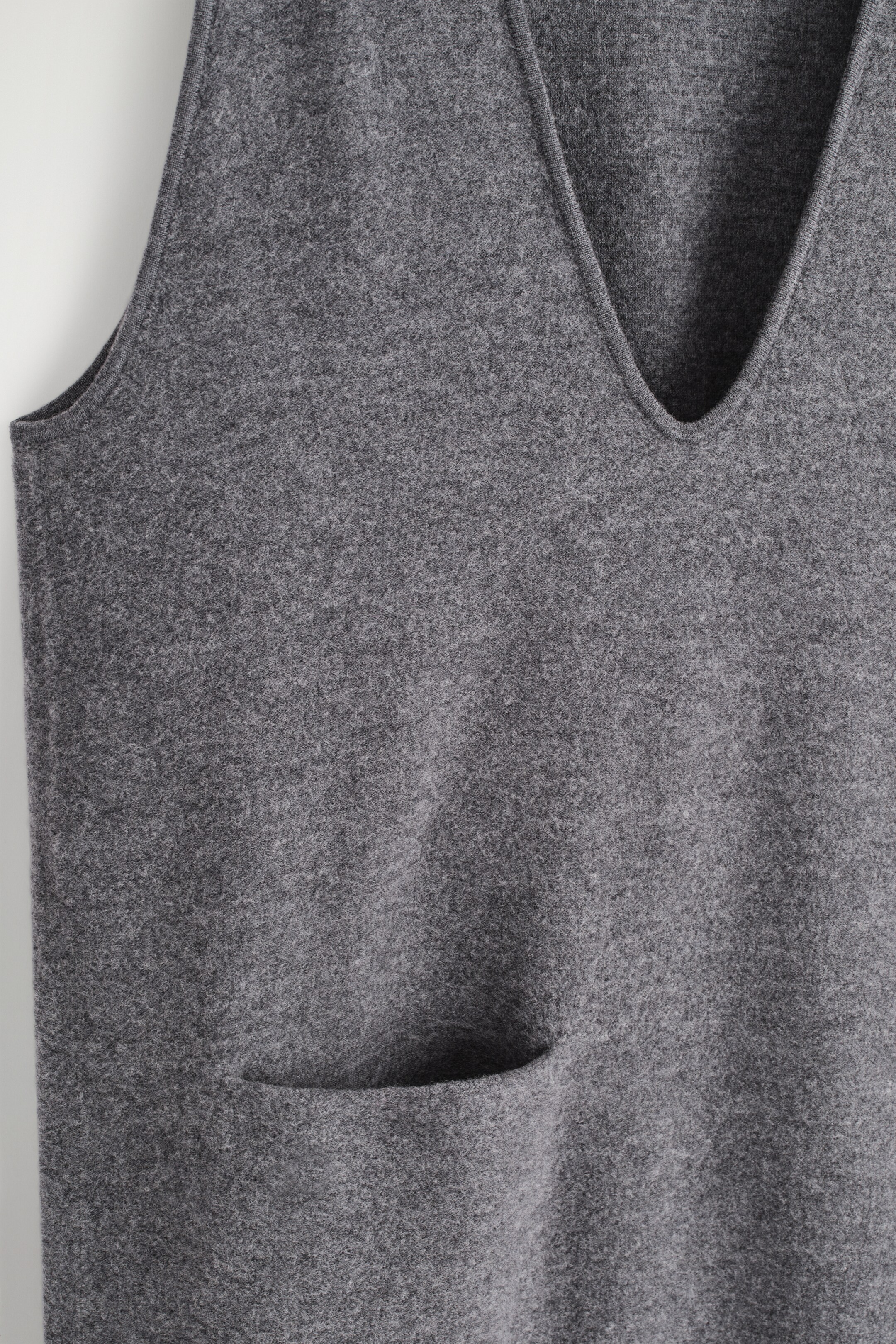 Agrandir l'image: ROBE MIDI EN LAINE BOUILLIE - GRIS CHINÉ - FEMME | H&M FR 7