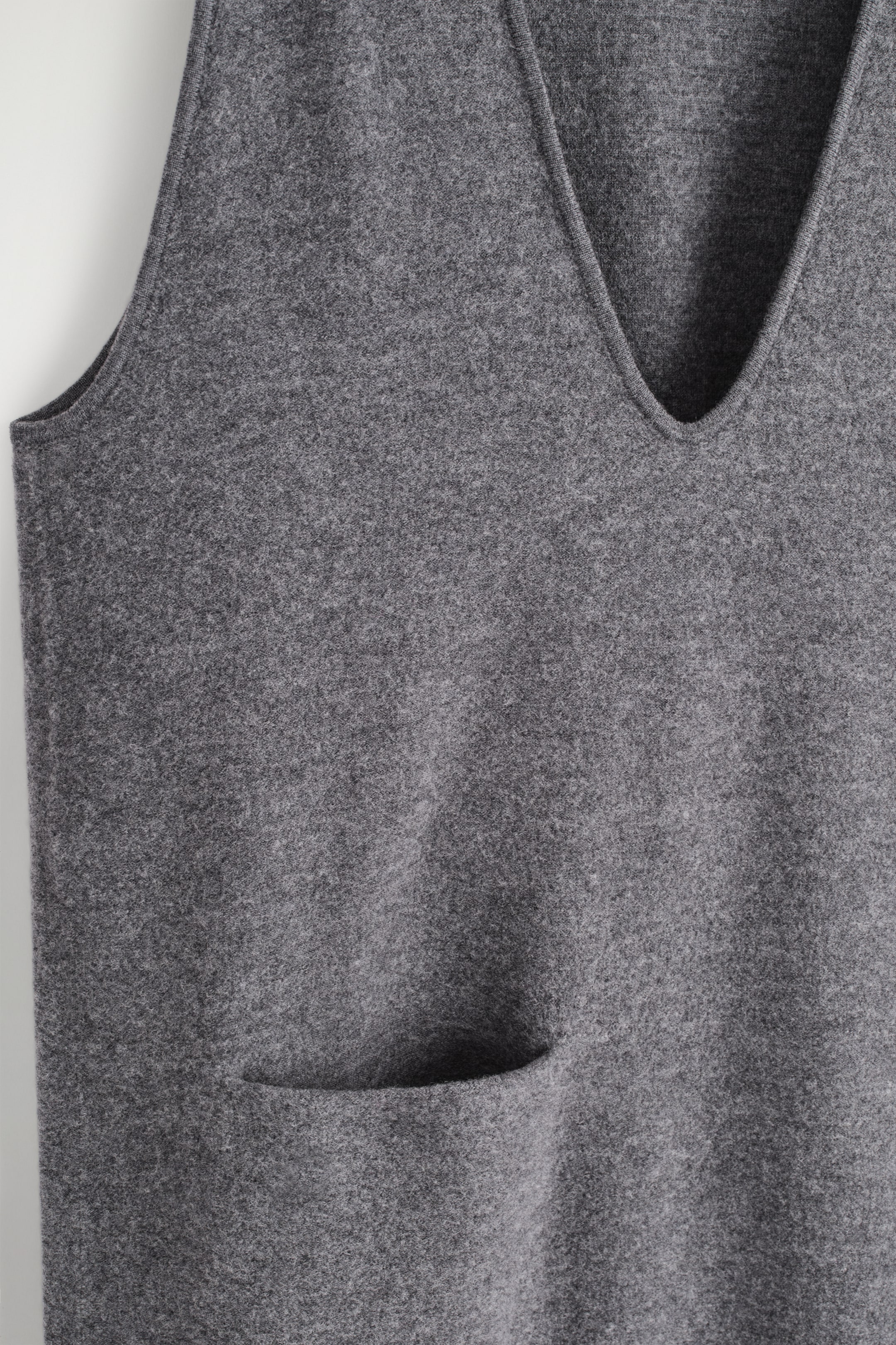 Grösseres Bild ansehen: MIDIKLEID AUS GEKOCHTER WOLLE - GRAU MELIERT - DAMEN | H&M CH 7