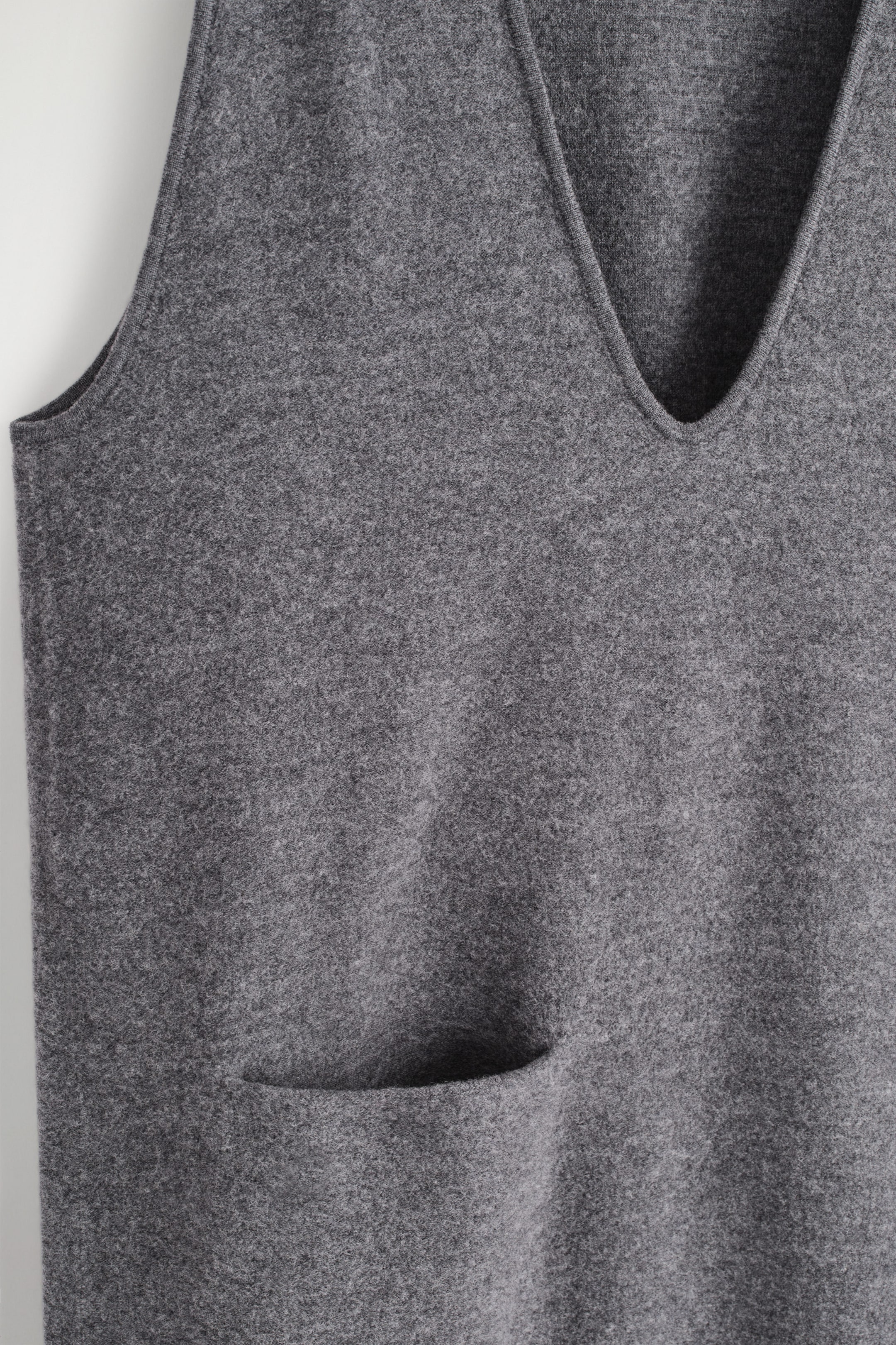 ROBE MIDI EN LAINE BOUILLIE