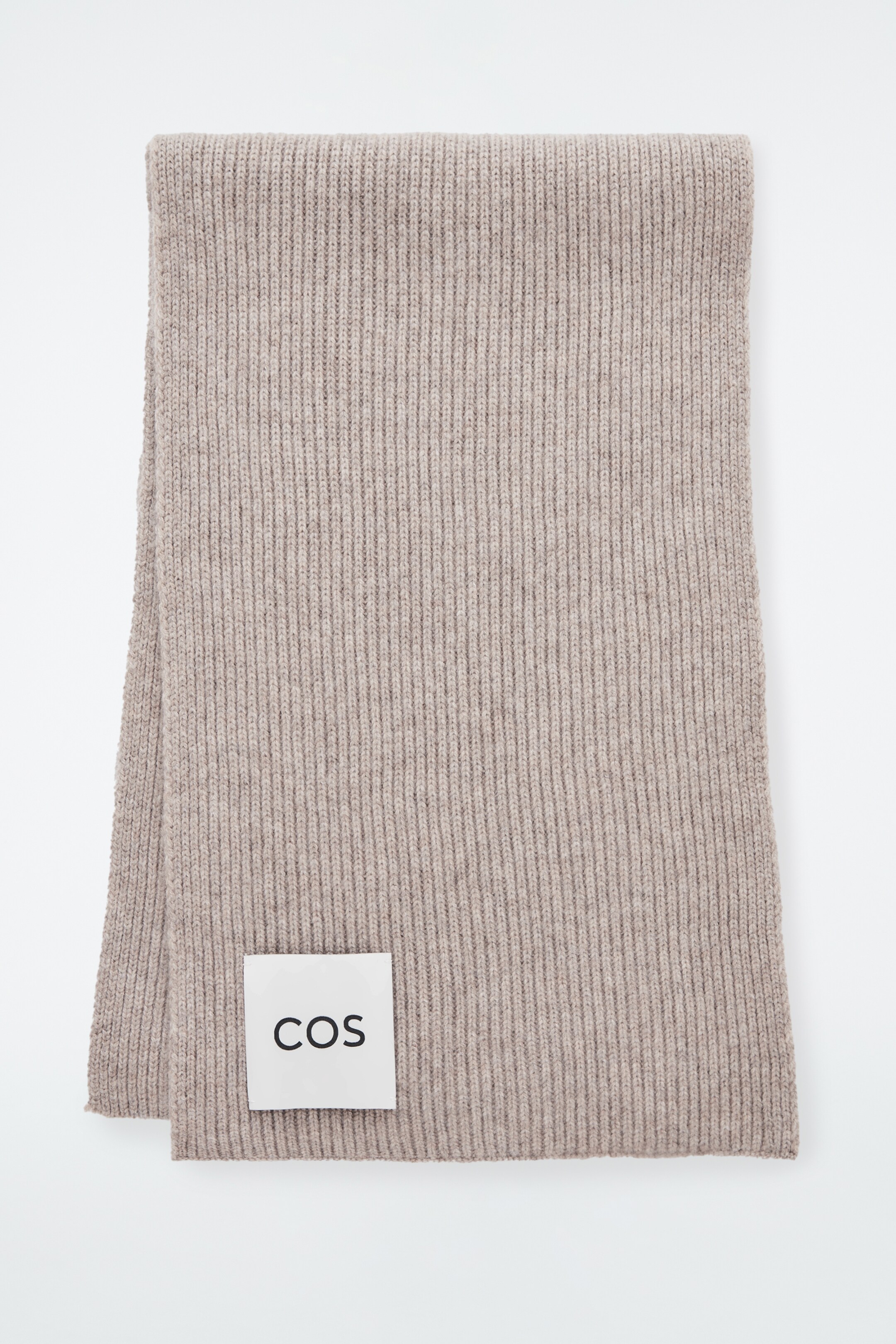 Größeres Bild ansehen: GERIPPTER SCHAL AUS WOLLE-KASCHMIR-MIX - BEIGE - Ladies | H&M DE 2