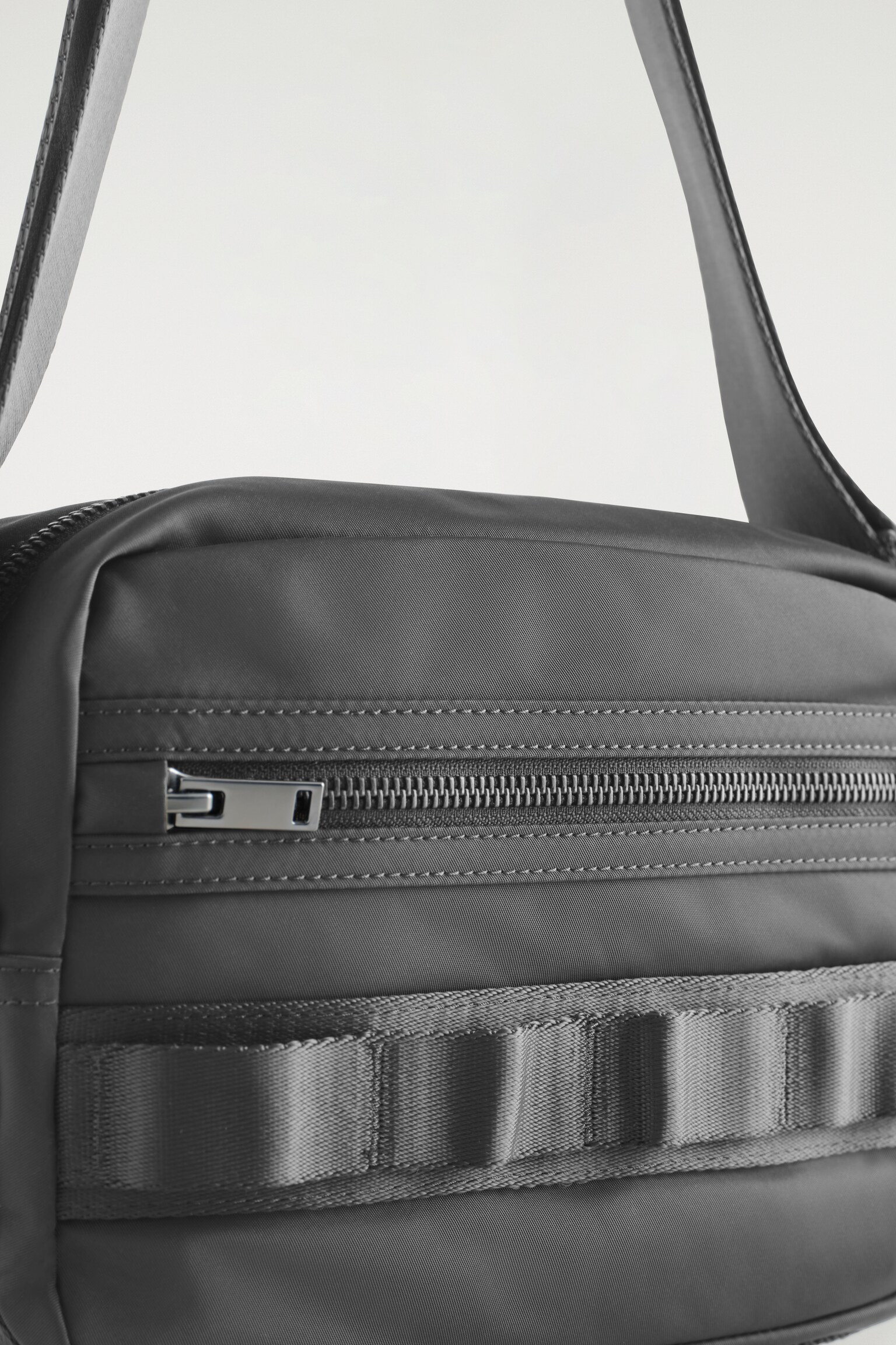 TRANSIT UMHÄNGETASCHE - NYLON - GRAU/NAVYBLAU - 5