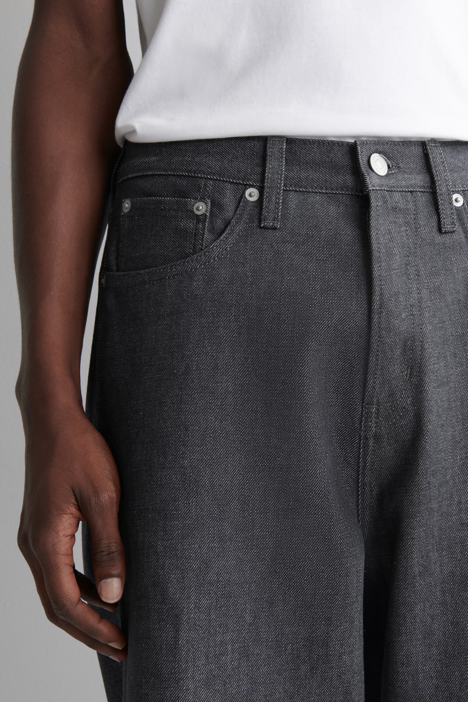 DOME STRAIGHT-LEG JEANS - DARK GREY/DARK BLUE/BLACK/BLACK/MOLE / HERRINGBONE/BEIGE - 5