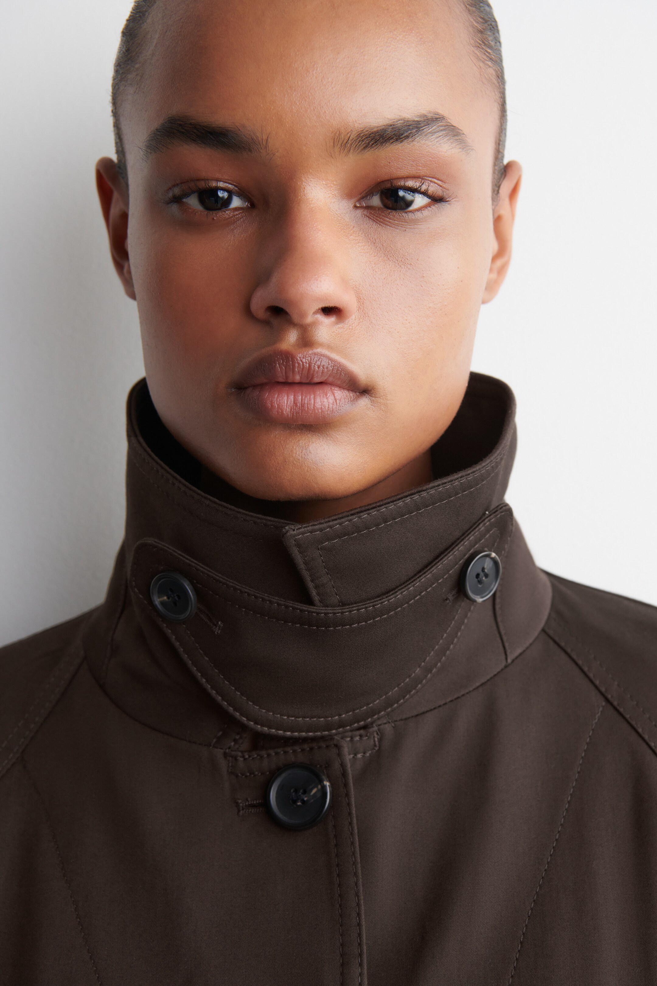 Преглед на по-голямо изображение: A-LINE TRENCH JACKET - КАФЯВО - ЖЕНИ | H&M BG 5