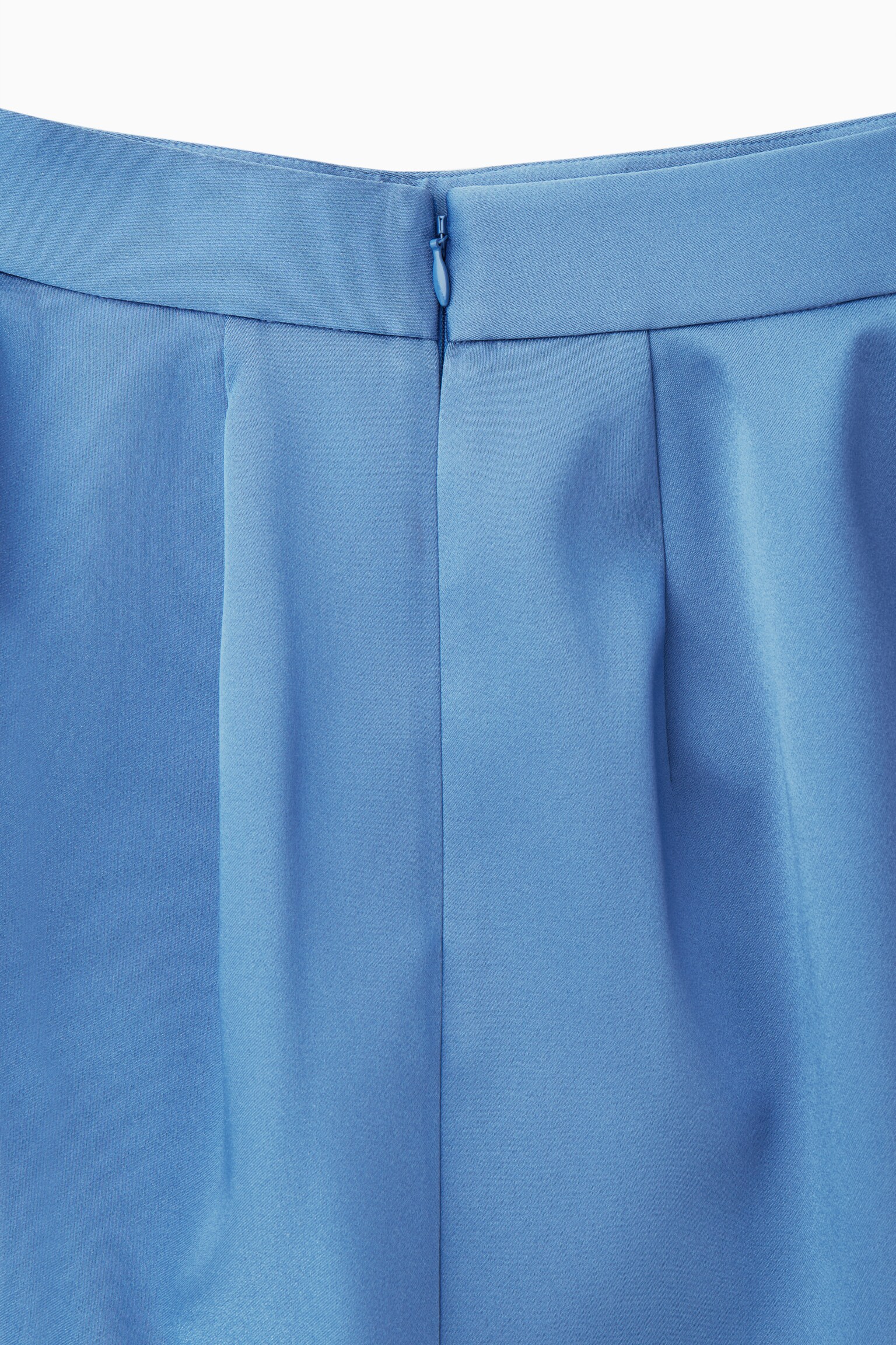 SCULPTED MINI SKIRT - BLUE - 2