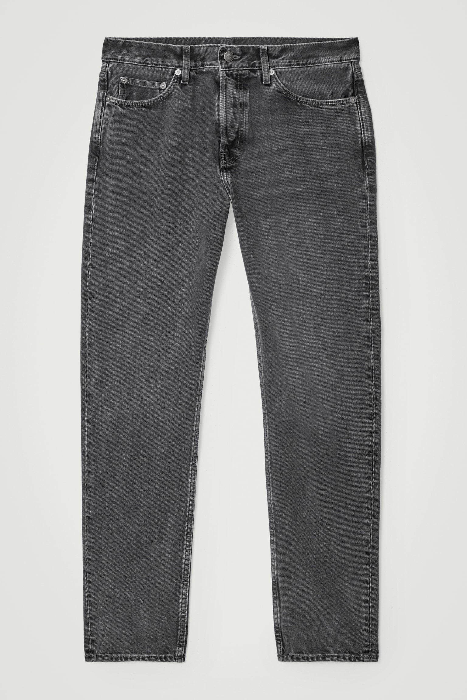 PILLAR TAPERED JEANS - NEGRO DESTEÑIDO - 2