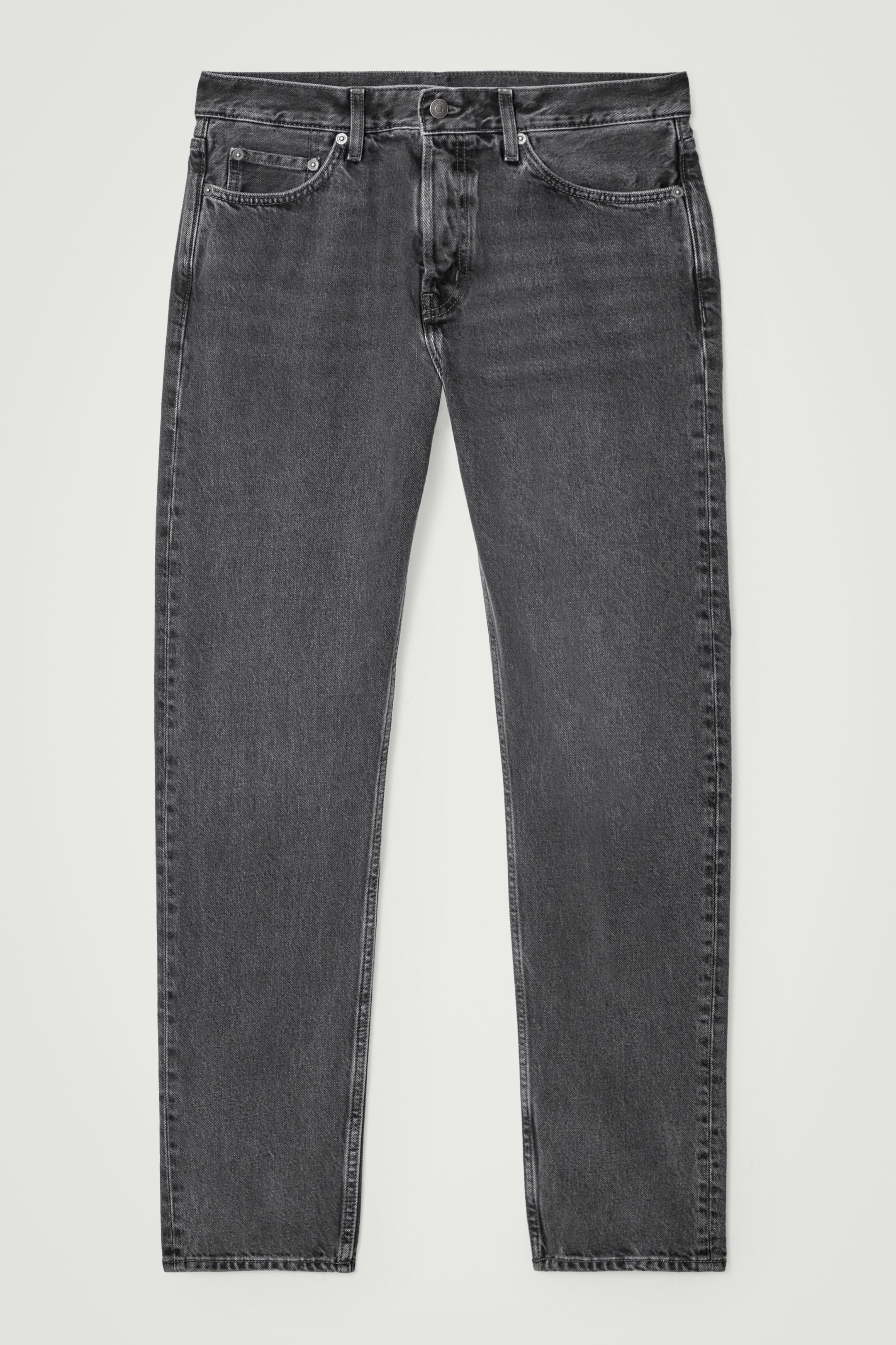 Visa större bild: PILLAR AVSMALNANDE JEANS - BLEKT SVART - HERR | H&M SE 7