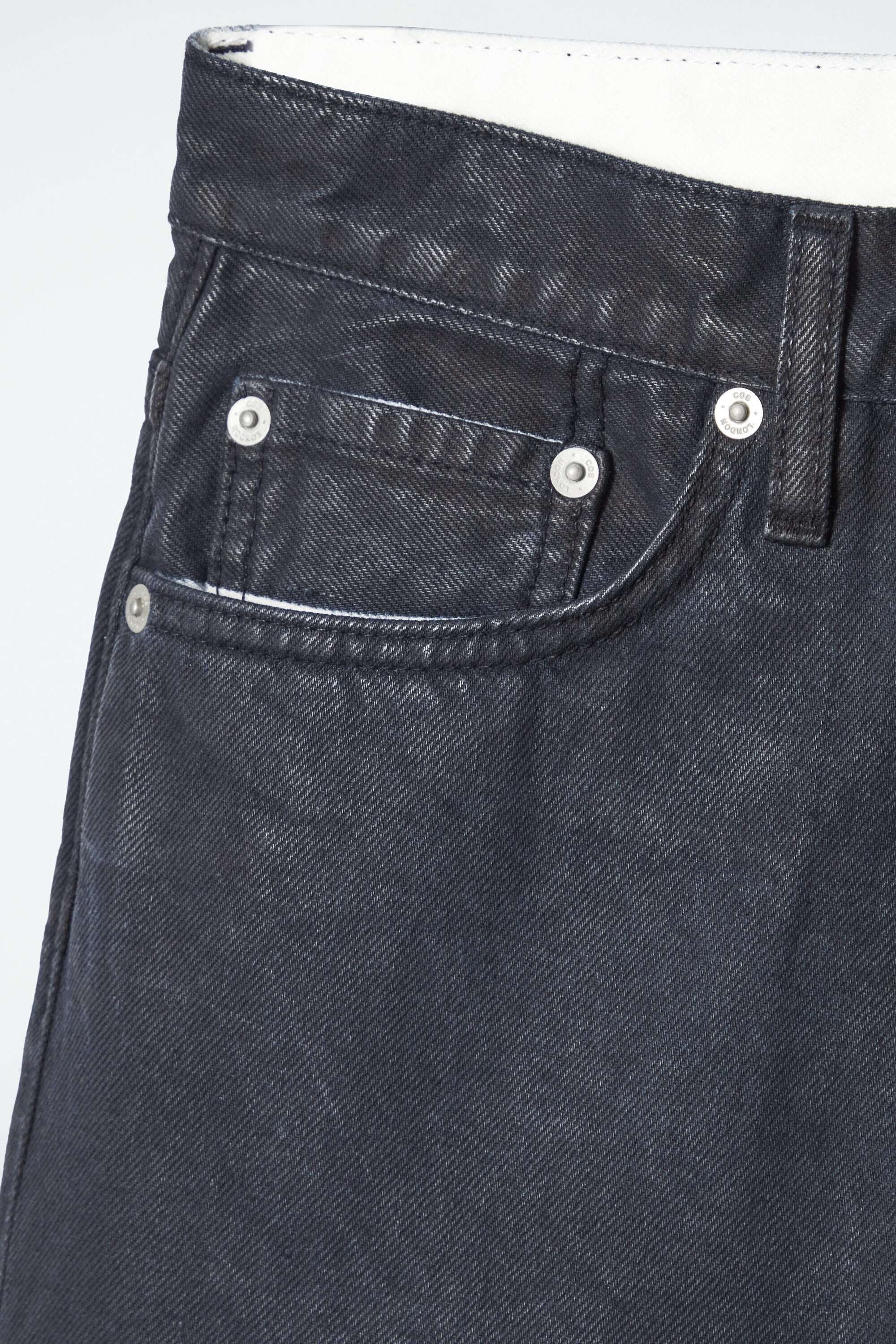 ★[LOW CLASSIC]WIDE-LEG JEANS_DARK BLUE ★ High Waisted Dark Wash Wide Leg Jeans | Express