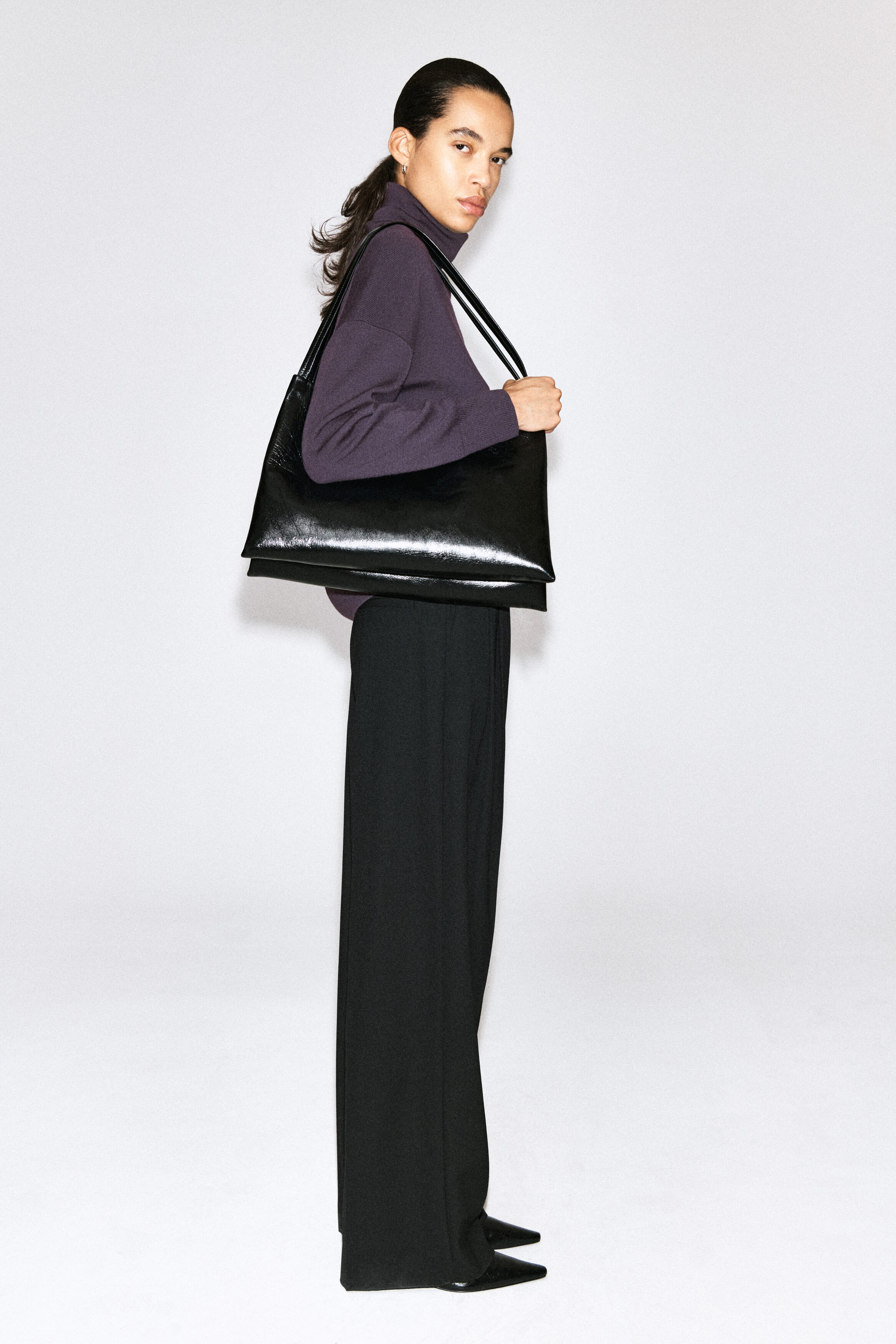 MERINO WOOL ROLL-NECK SWEATER - thumbnail 4