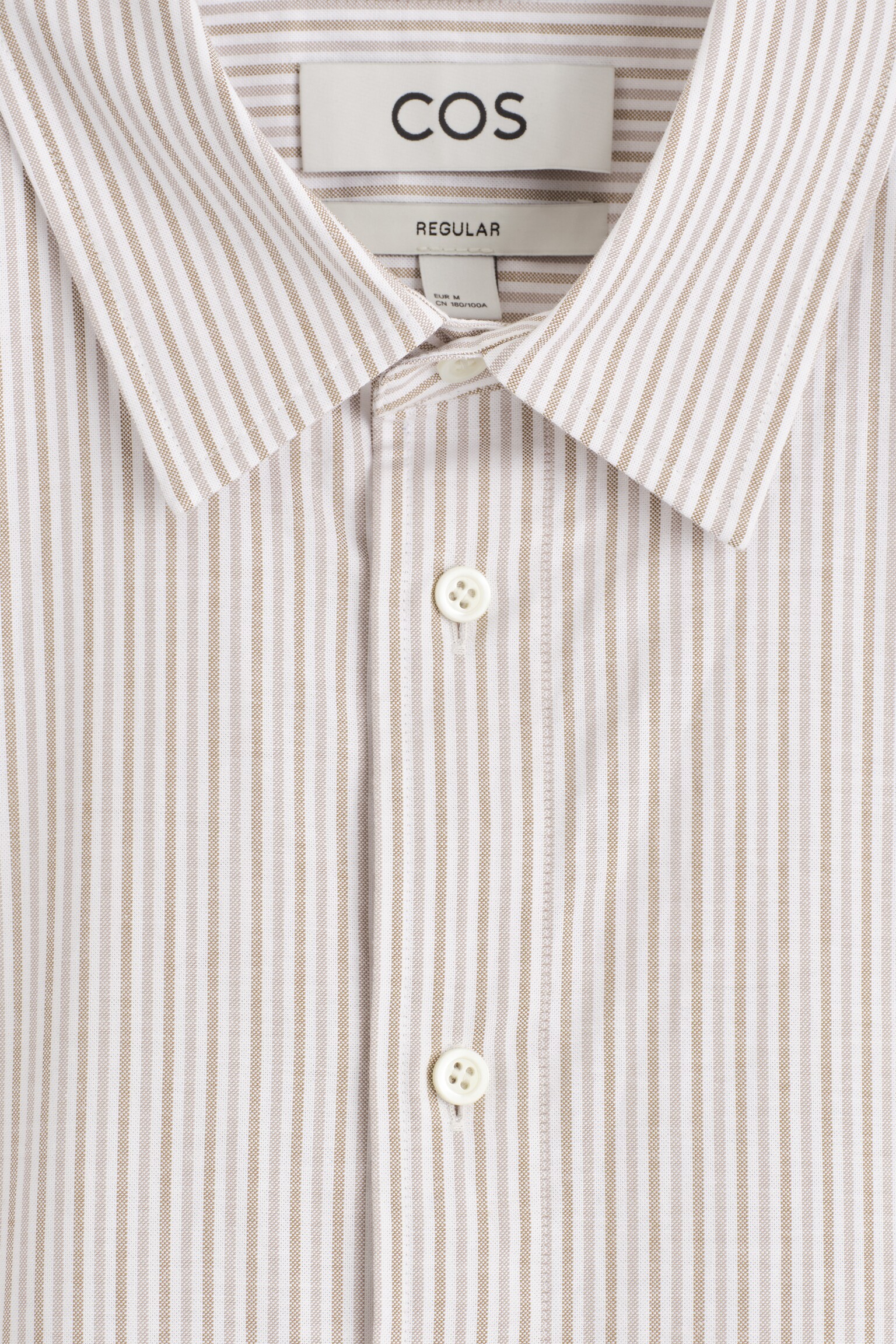 CAMISA OXFORD DE ALGODÓN - BEIGE / BLANCO / RAYAS/AZUL CLARO/BLANCO/AZUL / BLANCO / RAYAS - 8