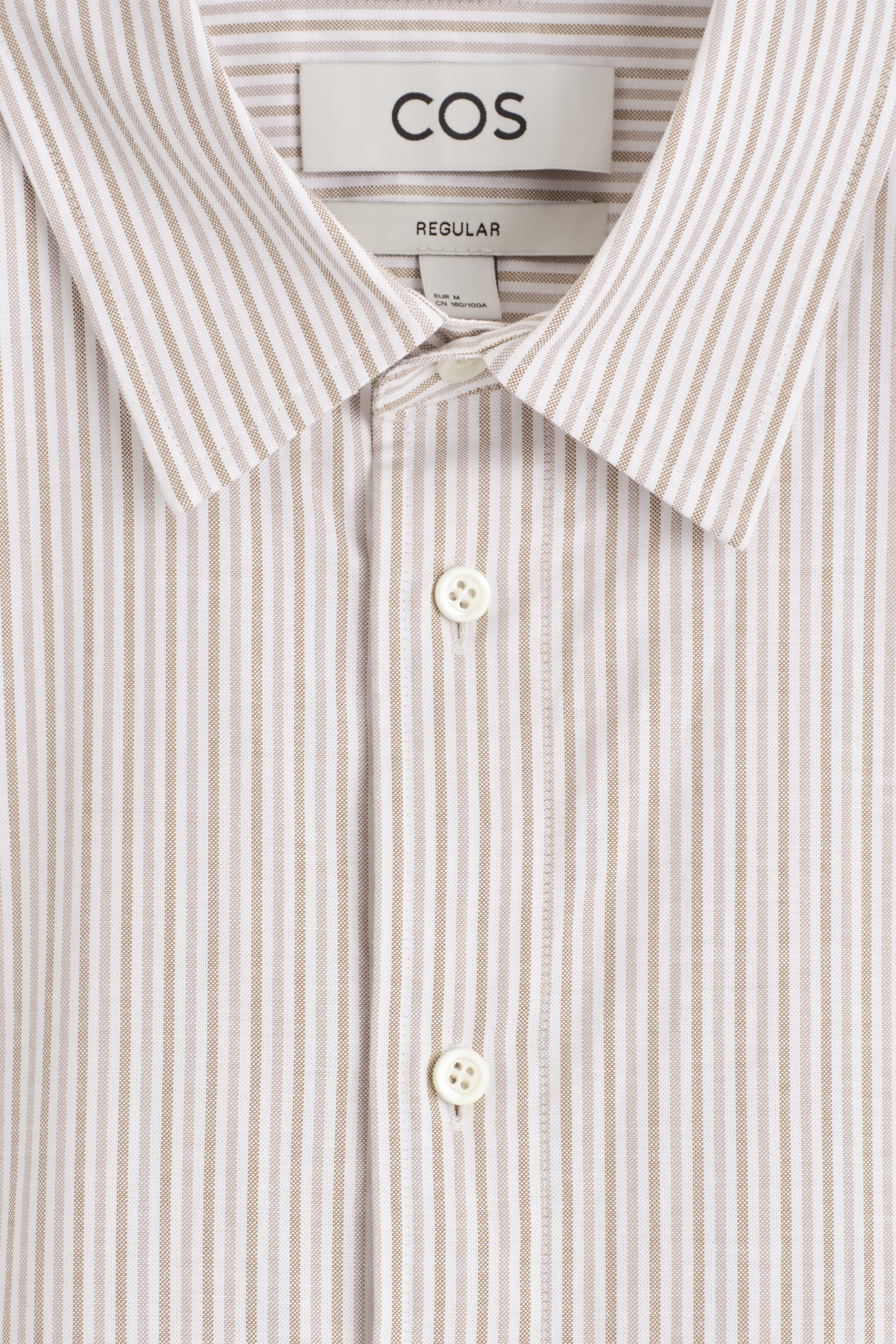Visualizza immagine più grande: CAMICIA OXFORD IN COTONE - BEIGE / BIANCO / RIGHE - UOMO | H&M IT 7