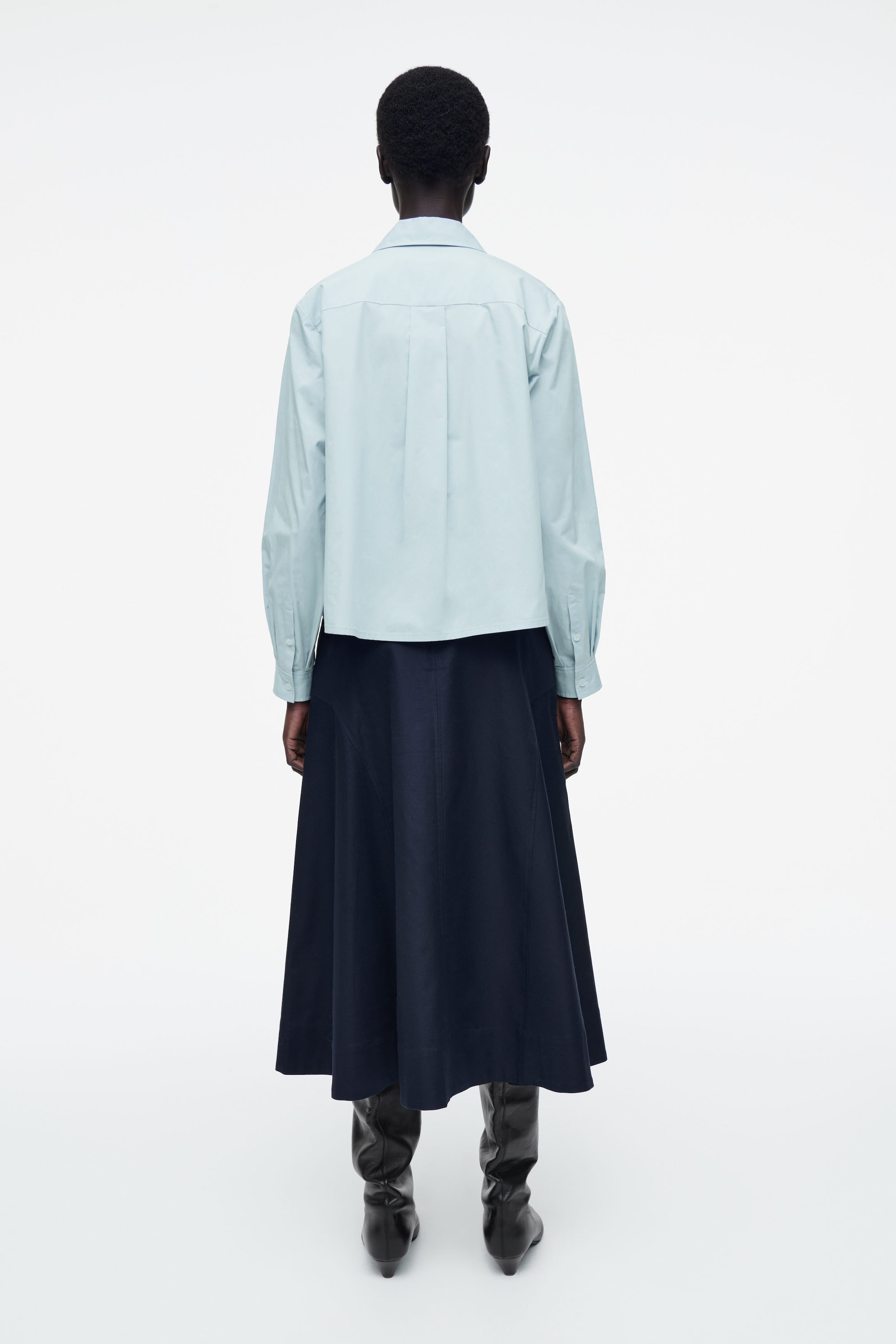 RELAXED FLARED COTTON SHIRT