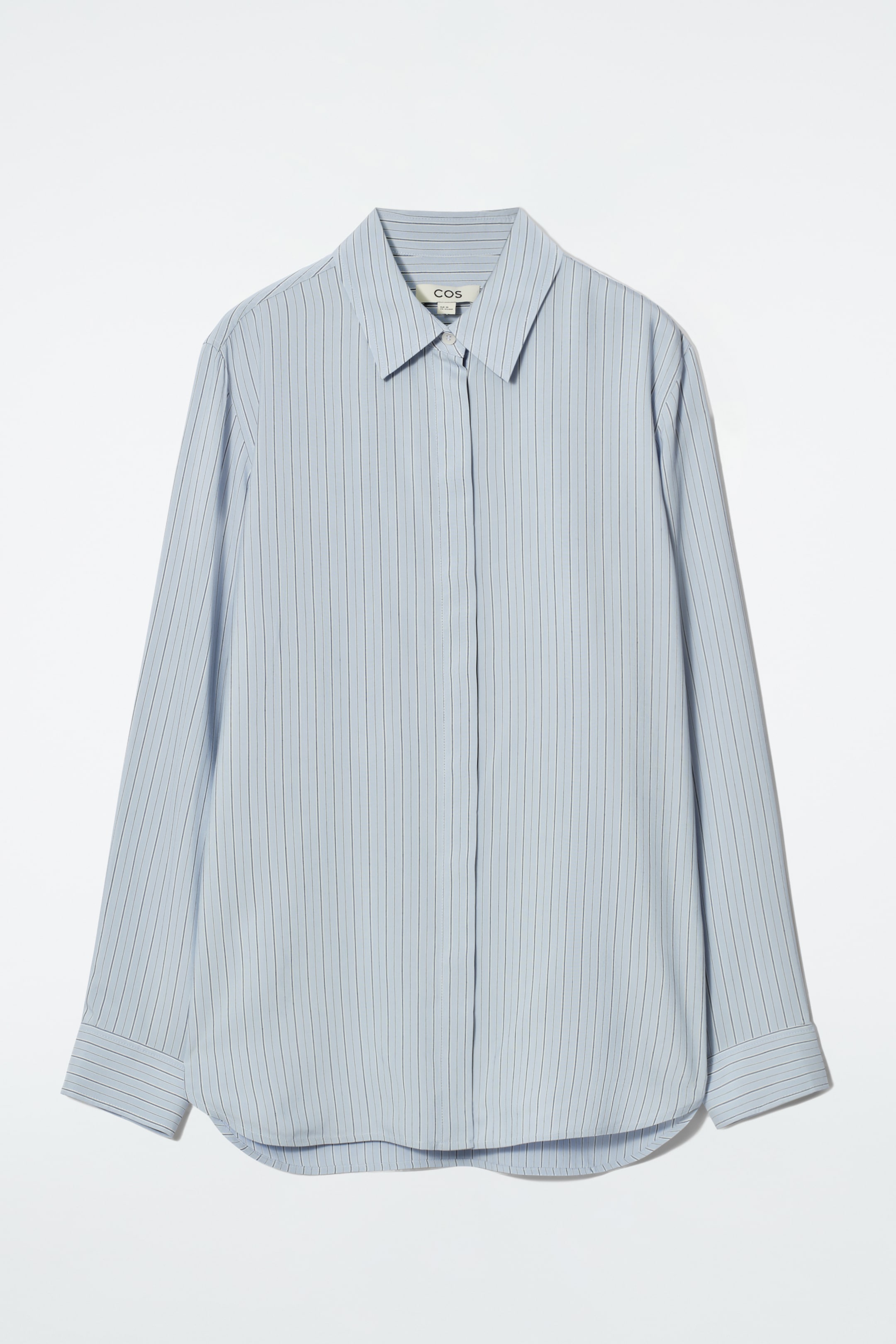 Grotere afbeelding bekijken: ONTSPANNEN GESTREEPT HEMD - BLAUW / GESTREEPT - DAMES | H&M BE 6