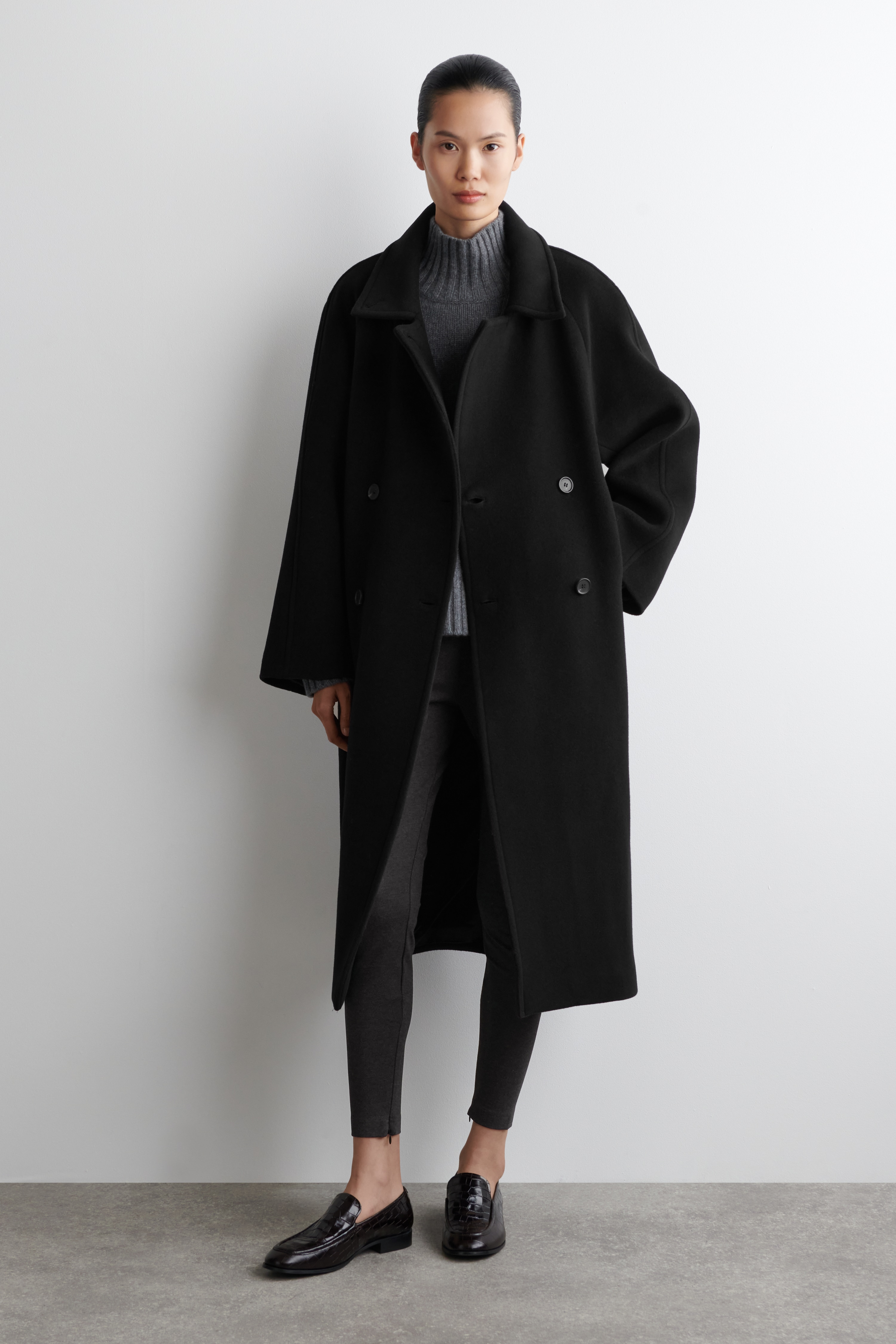 LEGÍNY SO ZIPSOM NA MANŽETE - TMAVOSIVÝ MELÍR