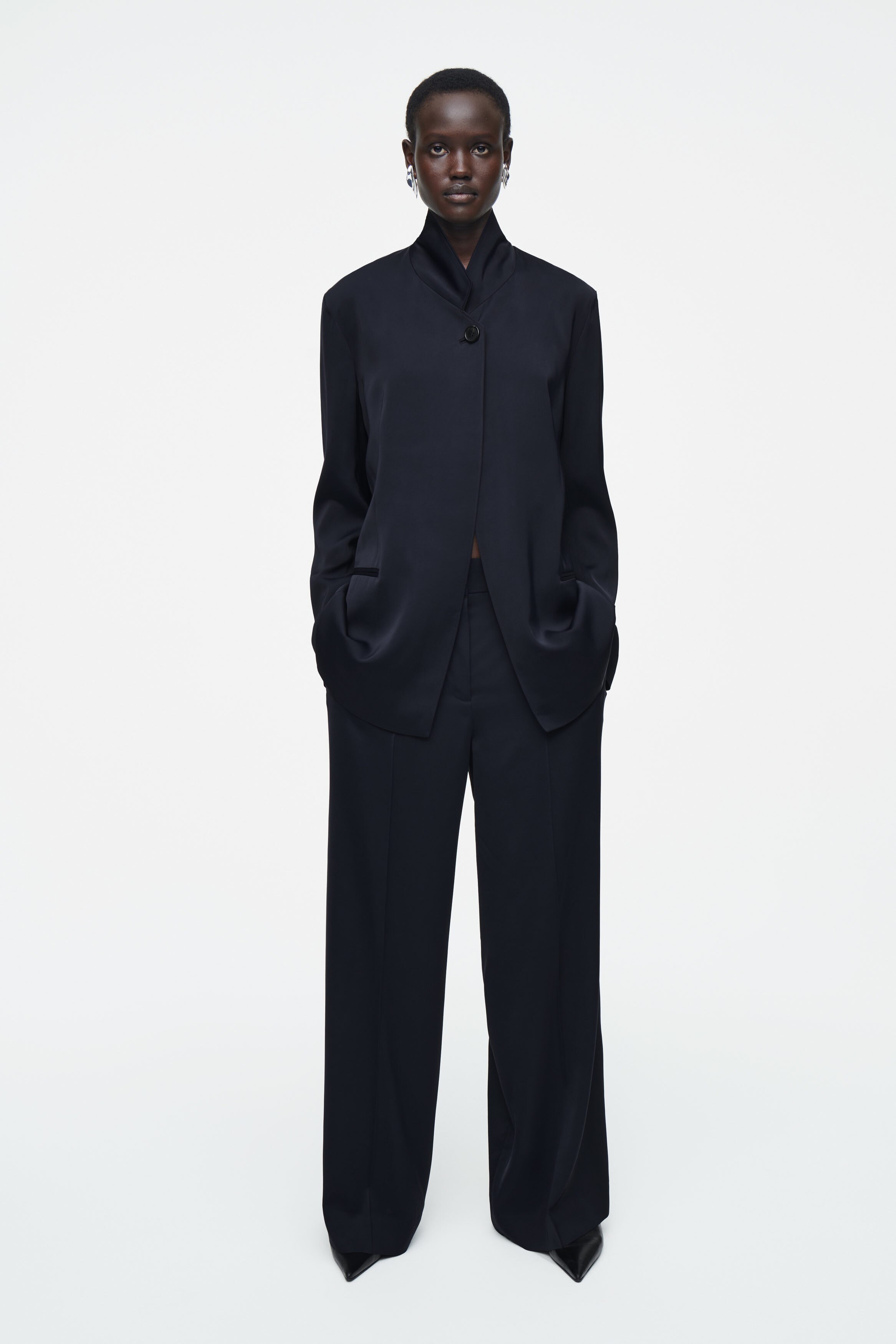 ジャケット・アウター 7440 37 1 Double Slash Stand Collar Suit 7440 37 1 Double Slash Stand Collar Suit