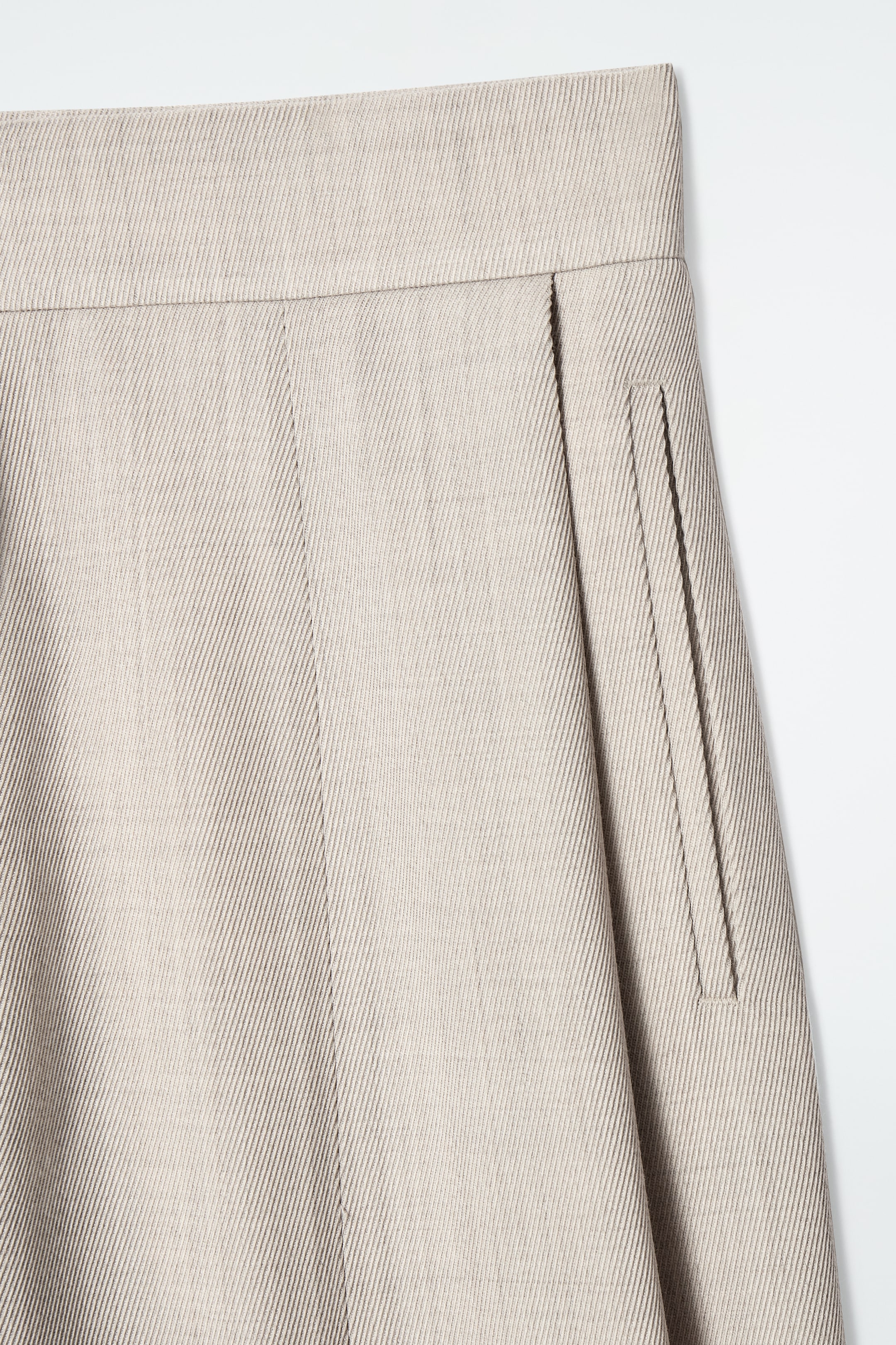 Grösseres Bild ansehen: LOCKERE HOSE AUS WOLL-MIX MIT WEITEM BEIN - HELLES BEIGE - DAMEN | H&M CH 6