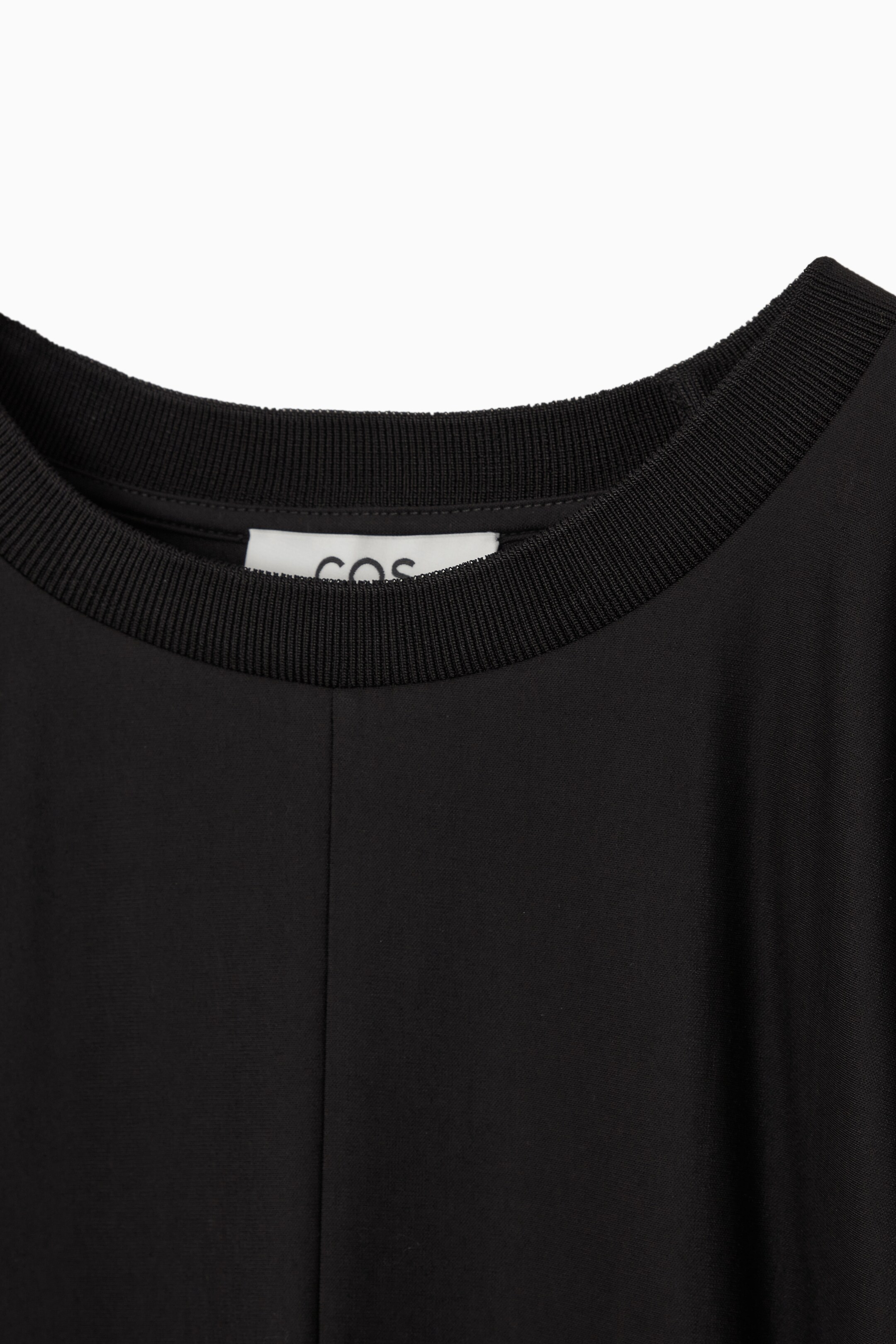 View larger image: BATWING-SLEEVE T-SHIRT DRESS - BLACK - Ladies | H&M GB 2