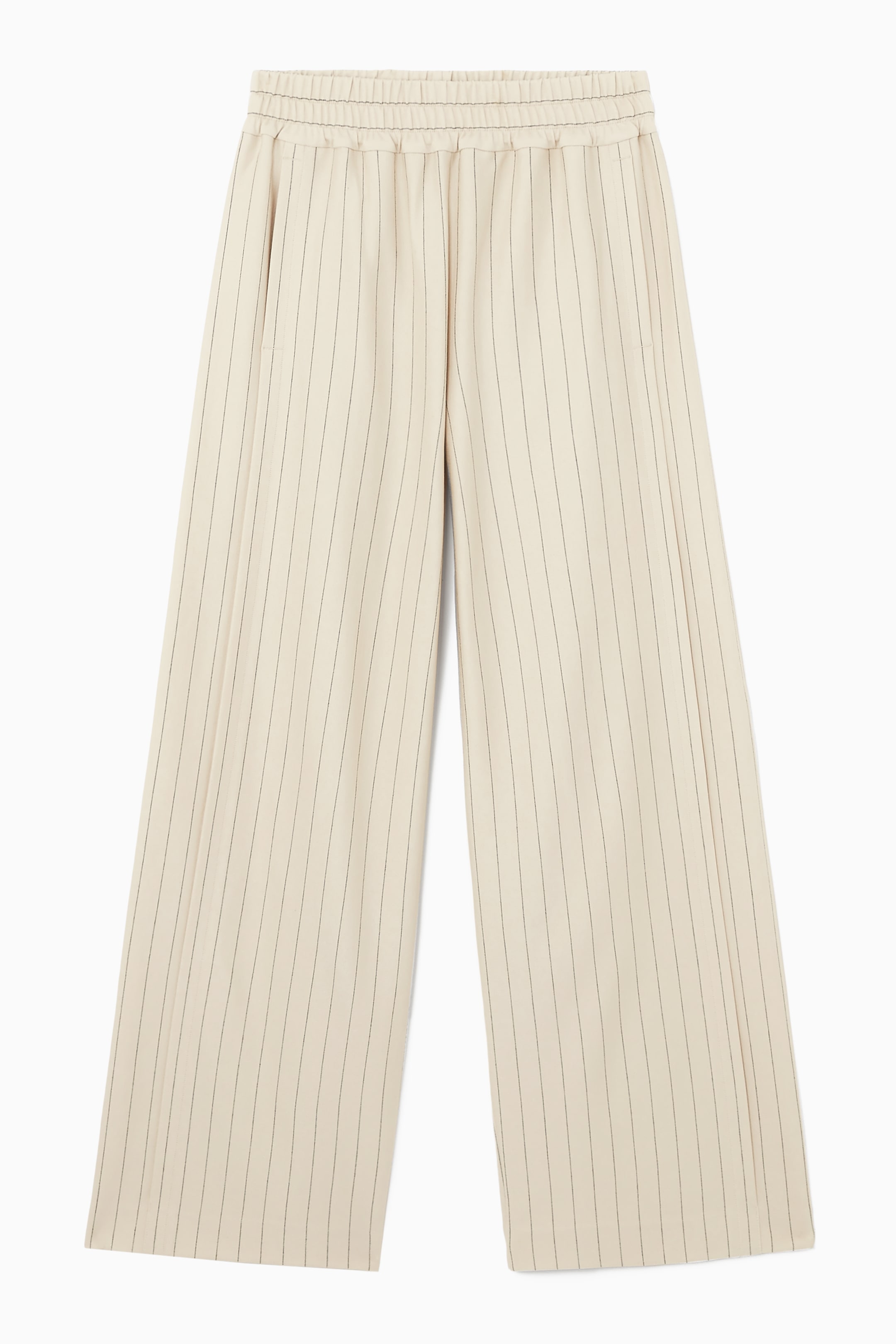 View larger image: PINSTRIPED STRAIGHT-LEG TROUSERS - CREAM / PINSTRIPED - Ladies | H&M GB 1