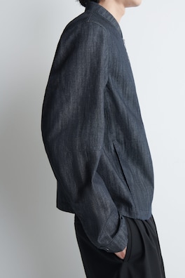 DENIM BOMBER JACKET — SLATE 4