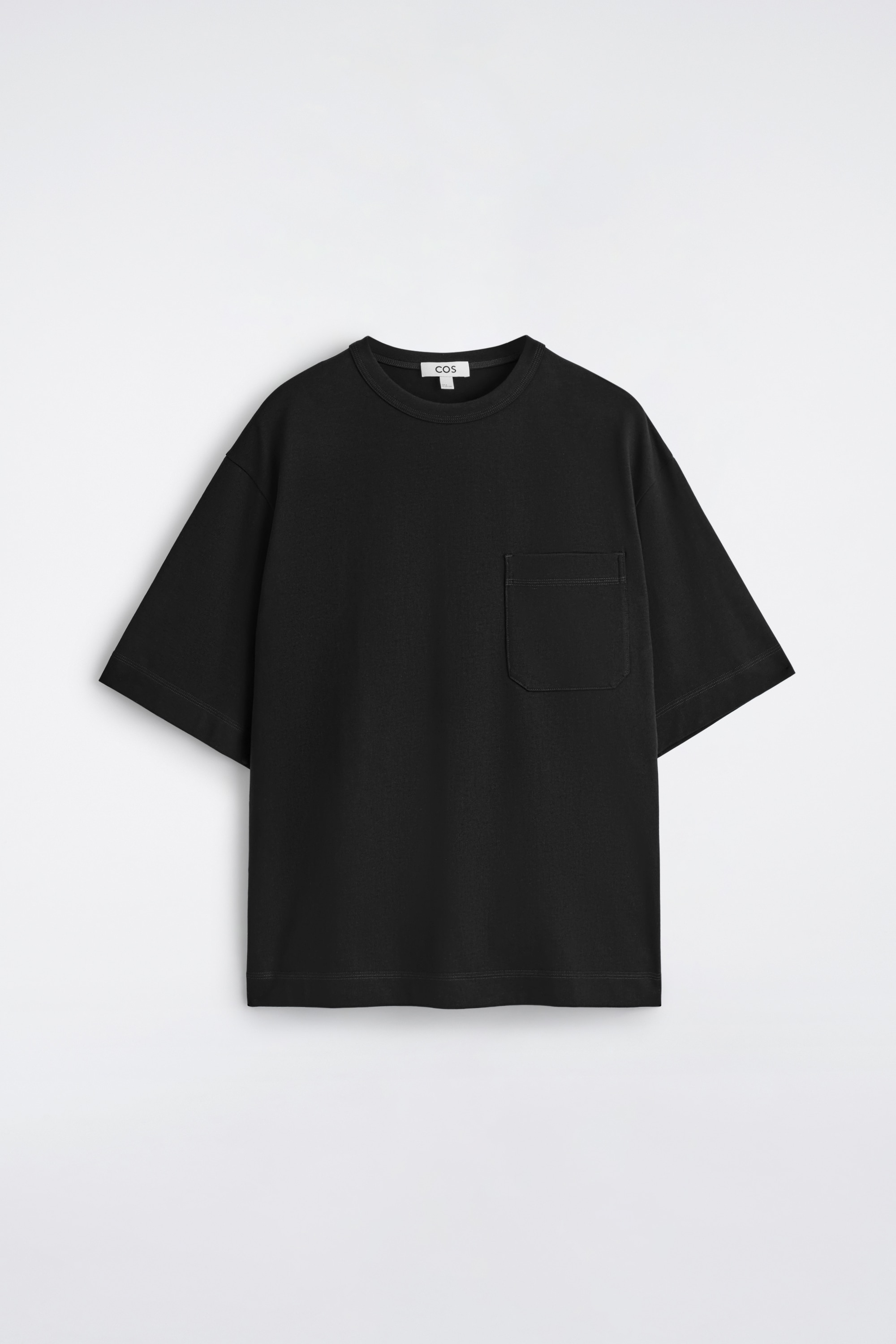 T-SHIRT OVERSIZE Z GRUBEJ BAWEŁNY - CZARNY/BIAŁY/GRANATOWY/KHAKI/ CZARNY/ PASKI/JASNONIEBIESKI