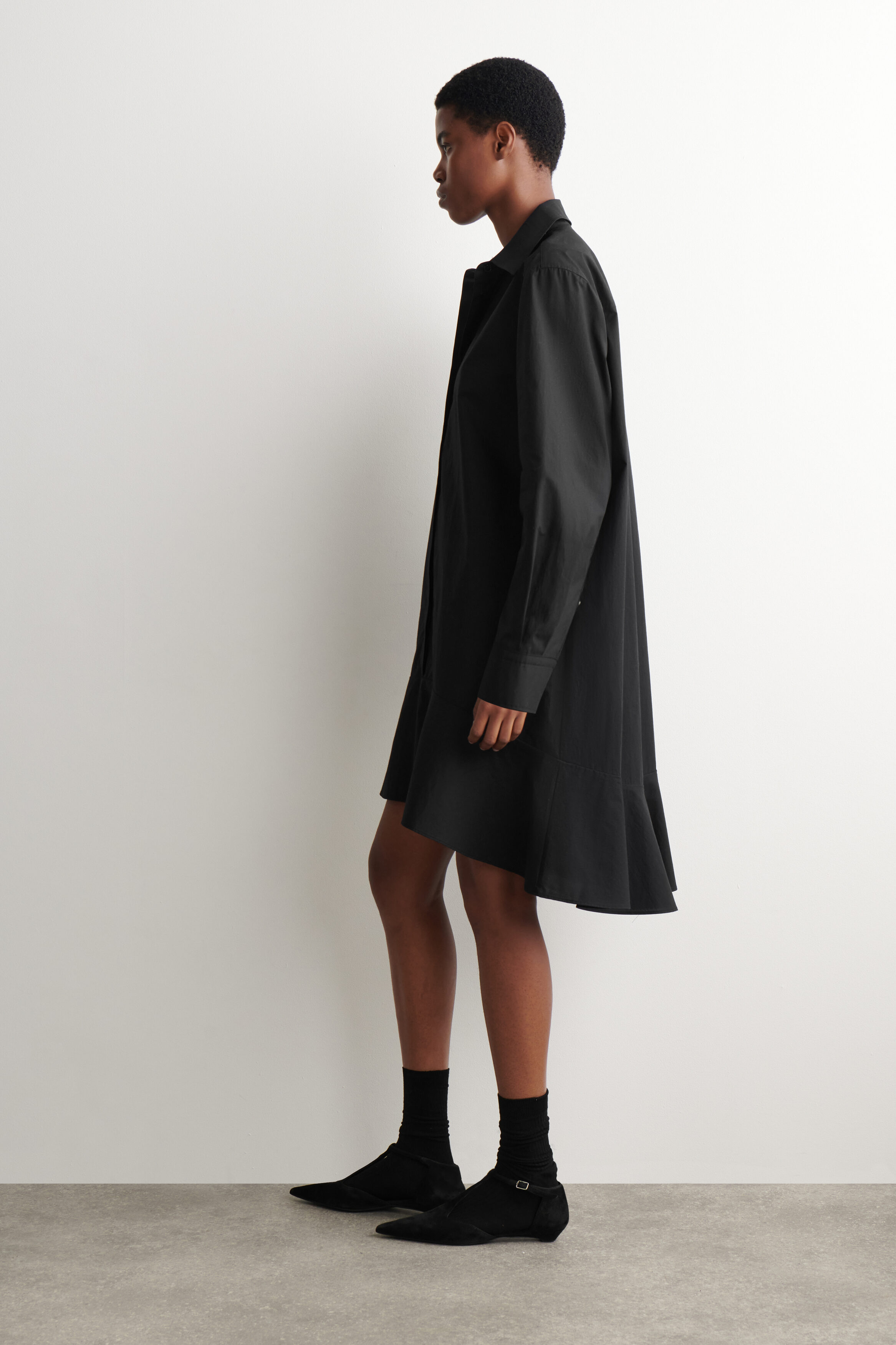 cos flared polo shirt dress Cos Flared Polo Shirt Dress XS (0-2) New