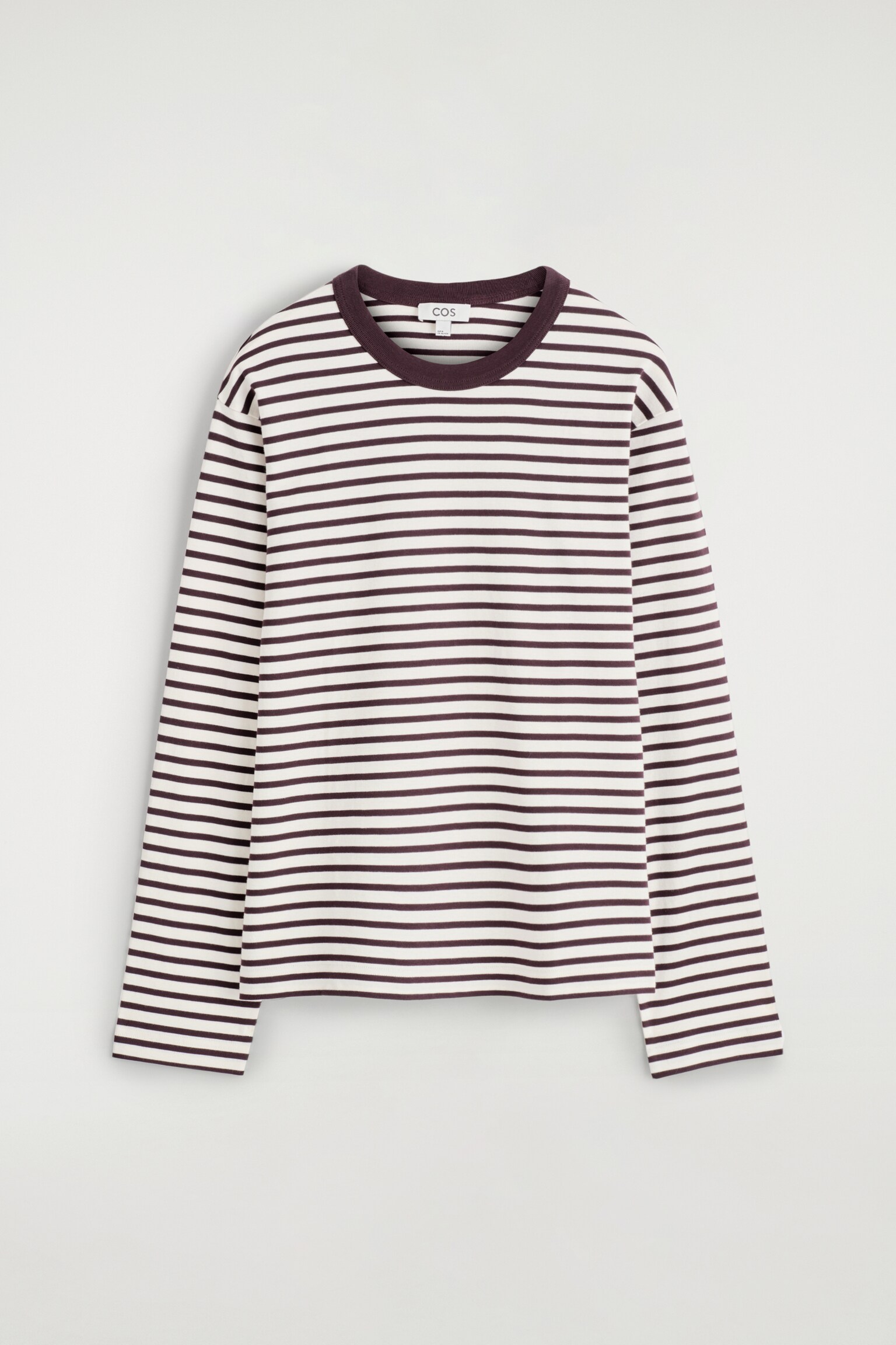 T-SHIRT DÉCONTRACTÉ À MANCHES LONGUES EN JERSEY - ROUGE / BLANC / RAYURES/BORDEAUX/NOIR/BLEU/BLANC/VERT FONCÉ/BLEU MARINE - 2