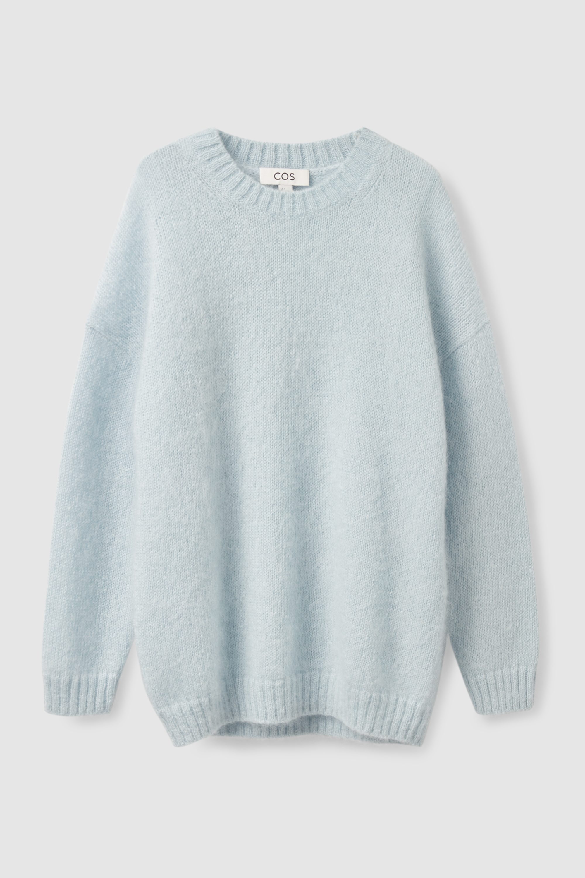 MOHAIR-BLEND OVERSIZED JUMPER - LIGHT BLUE | COS