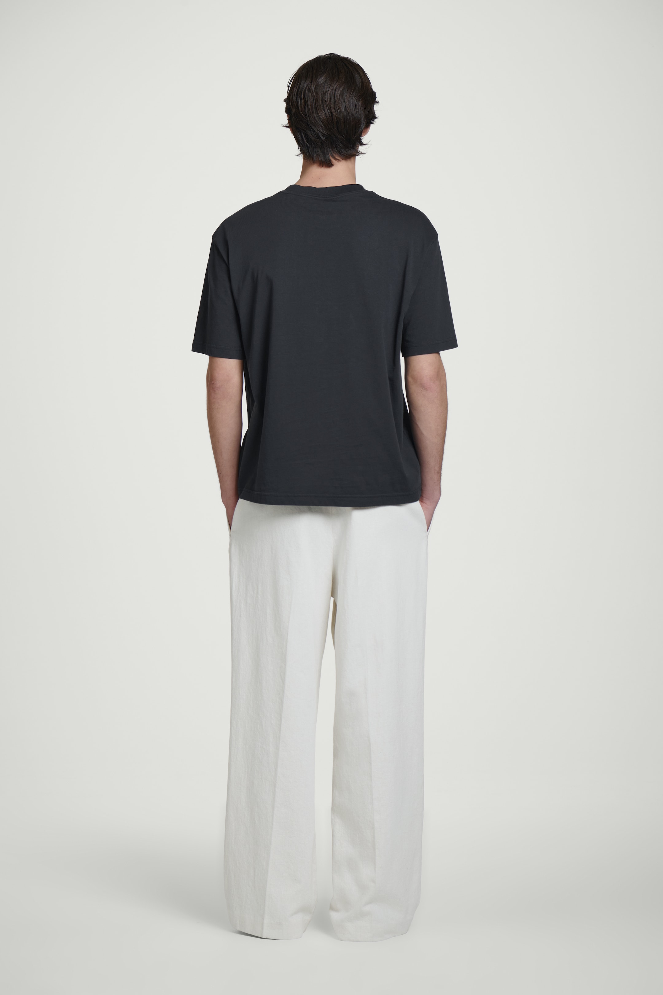 Ver imagen más grande: CAMISETA DE ALGODÓN LIGERO RELAXED FIT - AZUL MARINO - HOMBRE | H&M ES 5