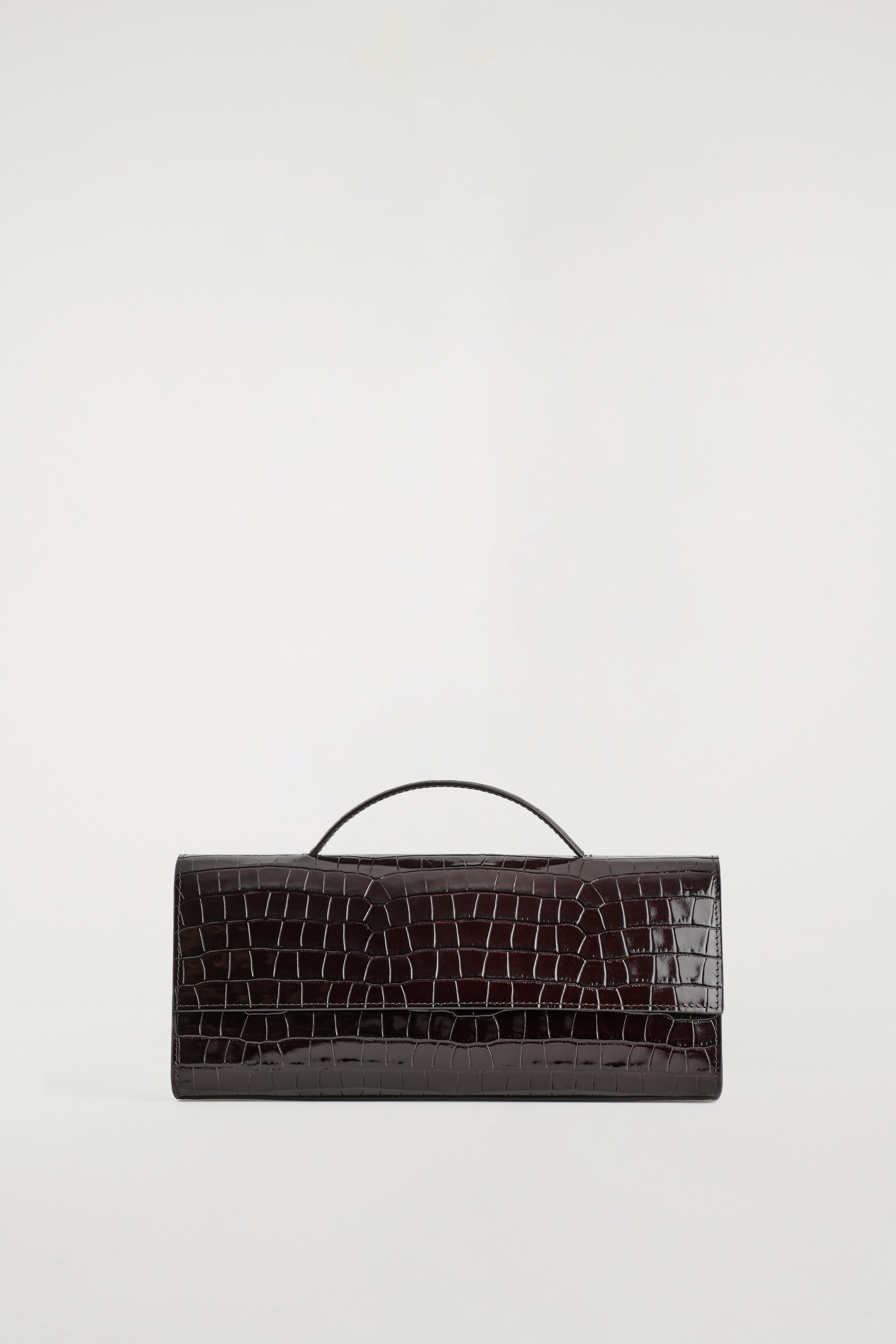 Ver imagen más grande: GALLERY - BOLSO DE MANO DE PIEL EFECTO COCODRILO - MARRÓN - MUJER | H&M ES 3