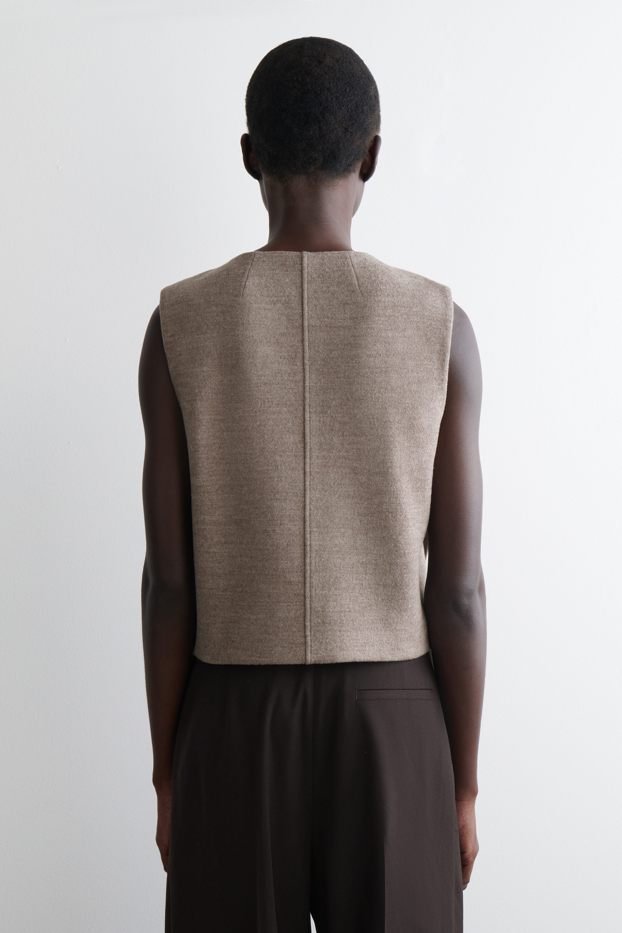 BOILED MERINO WOOL VEST