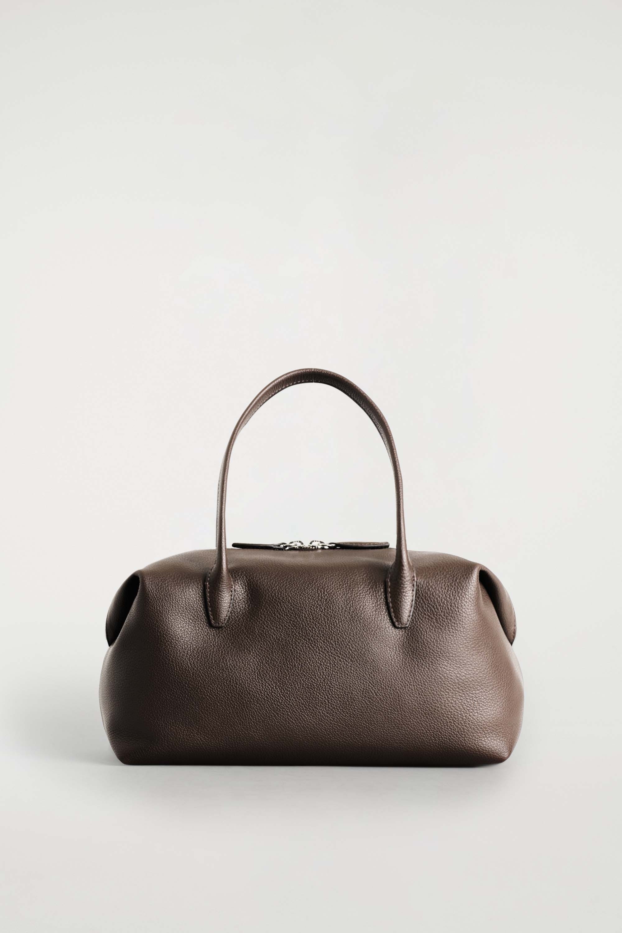 MONTMARTRE BOWLING BAG - LEATHER - DARK BROWN