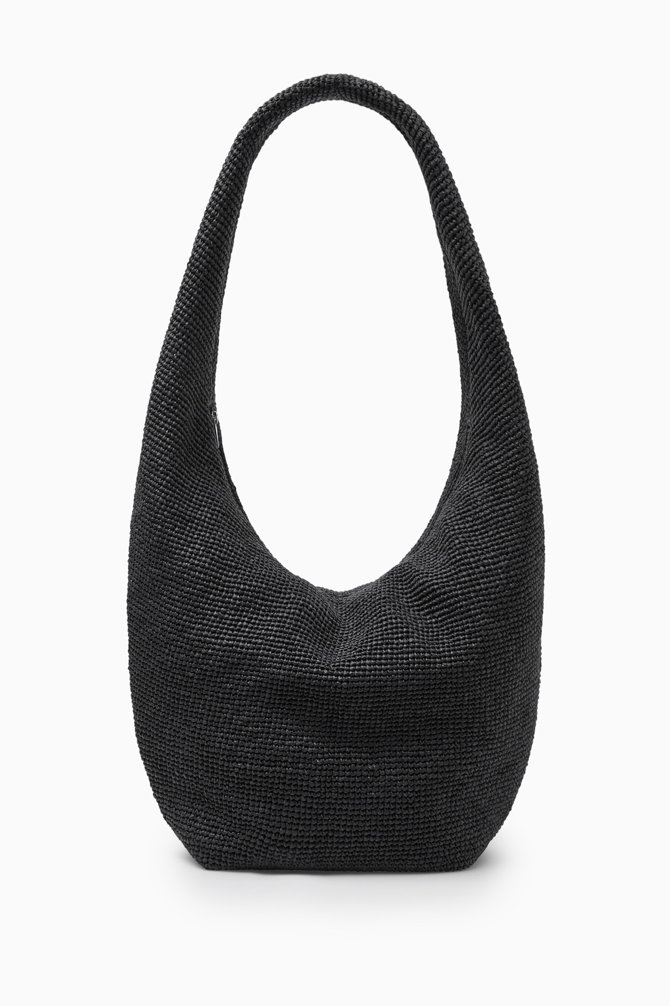 View larger image: OVERSIZED SLING BAG - RAFFIA - BLACK - Ladies | H&M GB 1