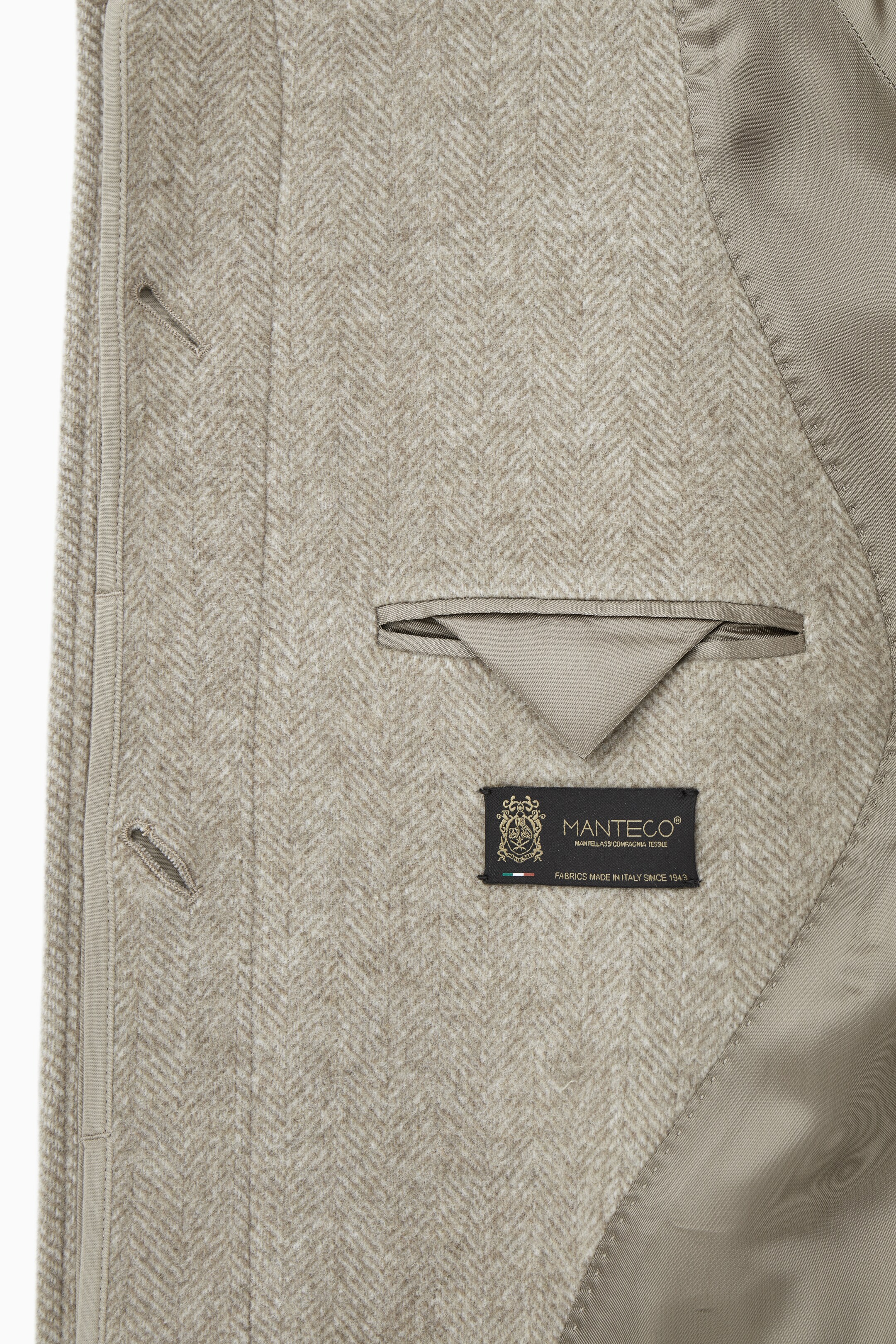 Grotere afbeelding bekijken: OVERSIZED ROUNDED WOOL COAT - BEIGE MÉLANGE - DAMES | H&M NL 4