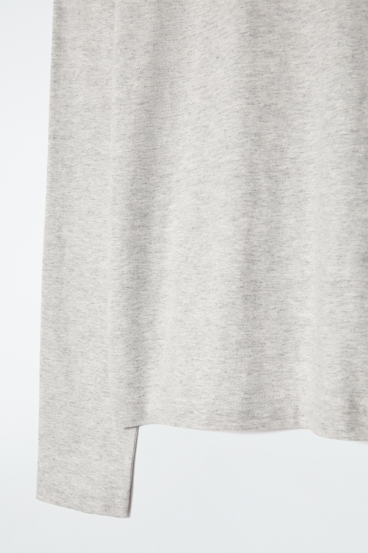 T-SHIRT 24/7 À MANCHES LONGUES - GRIS CLAIR/BRUN / RAYURES/BLANC/GRIS CHINÉ - 7