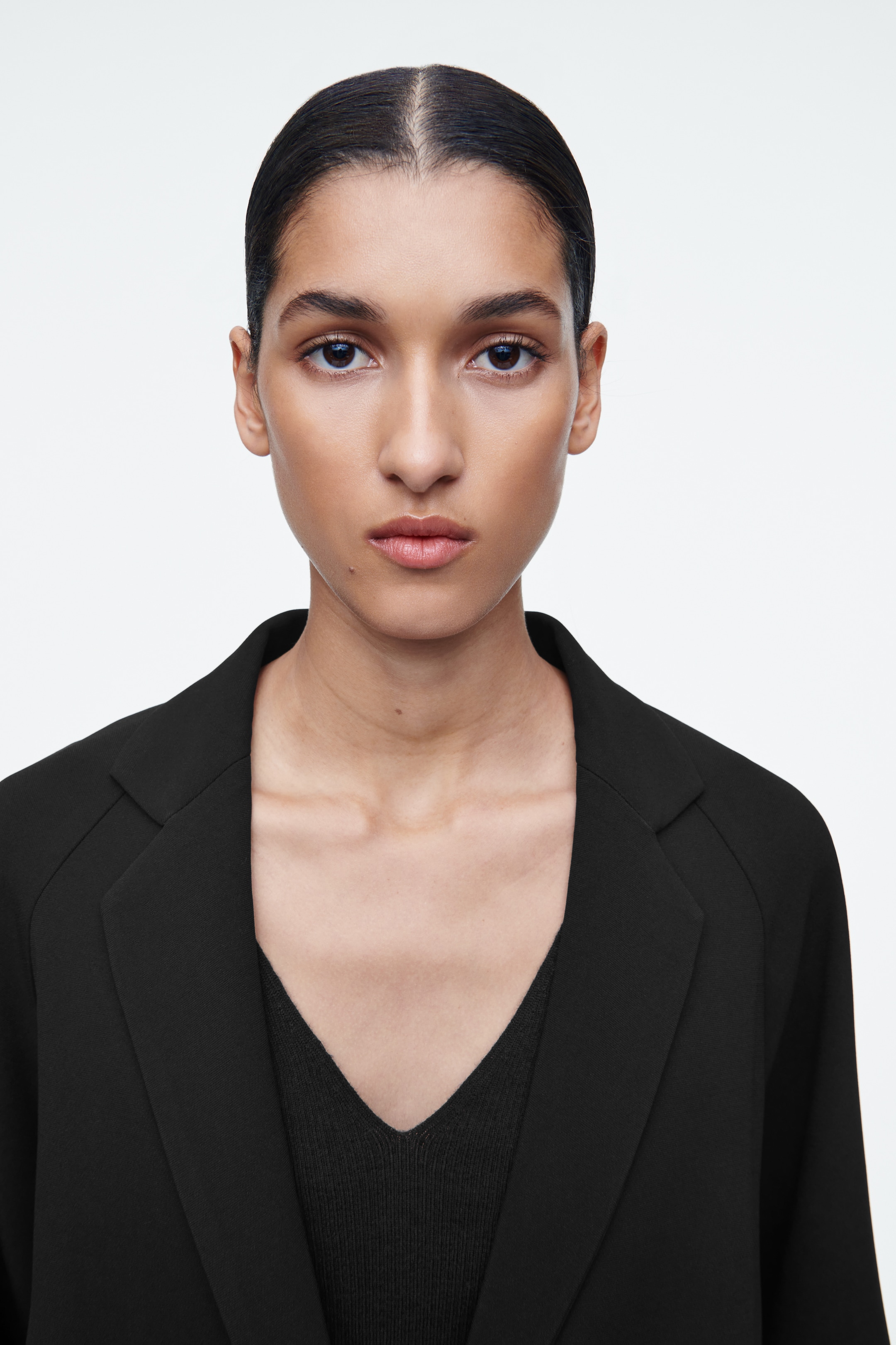 Ingrandisci l'immagine: OVERSIZED FLUID SINGLE-BREASTED BLAZER - BLACK - DONNA | H&M CH 4