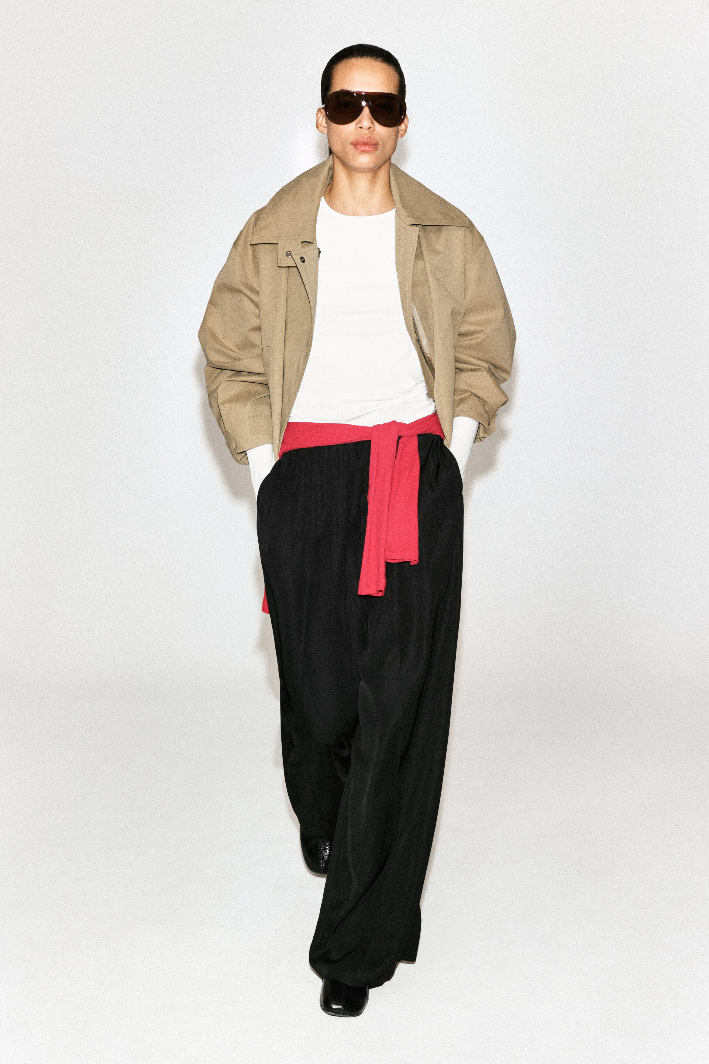 COTTON LONG-SLEEVED TOP - thumbnail 8