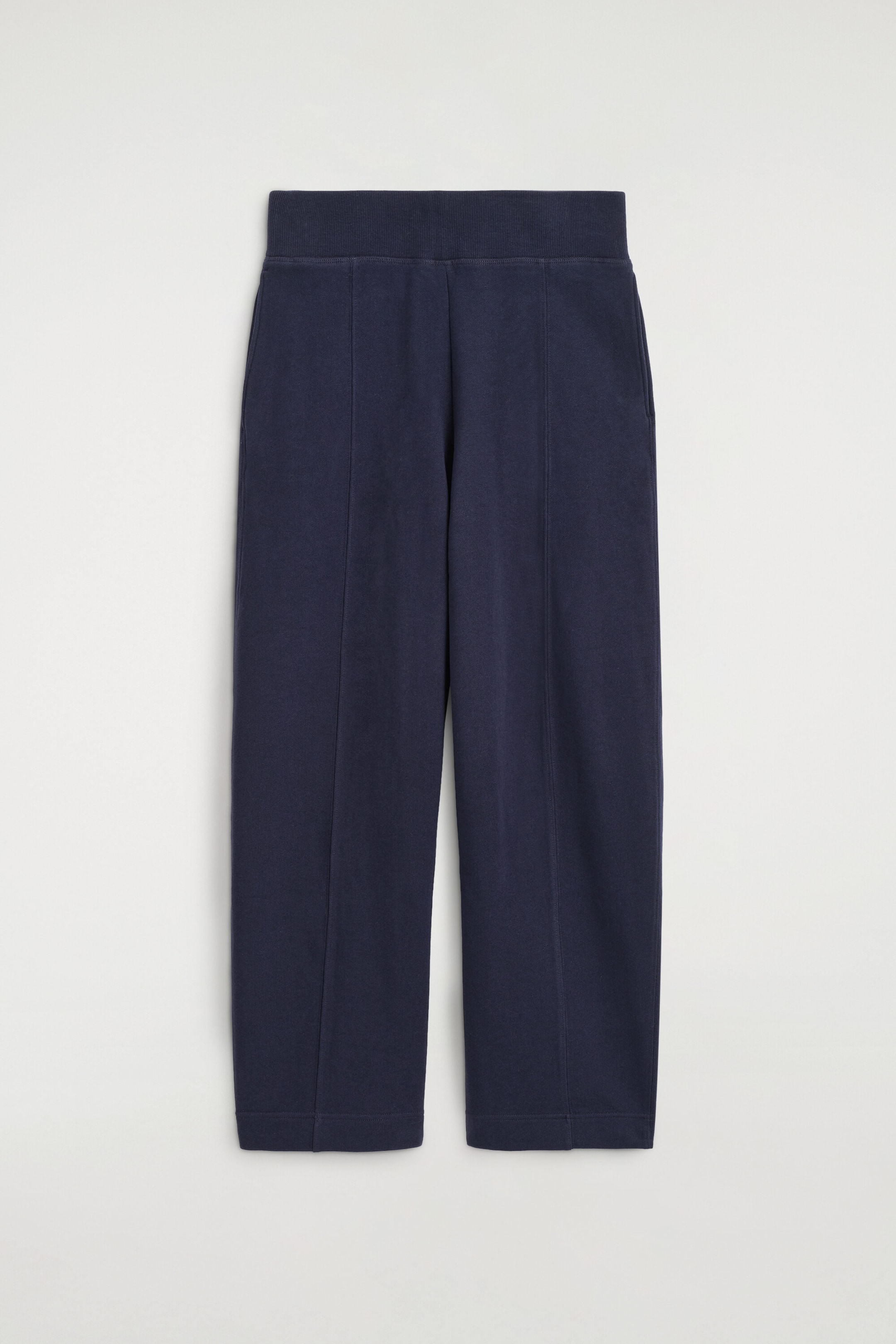 COTTON BARREL-LEG JOGGERS