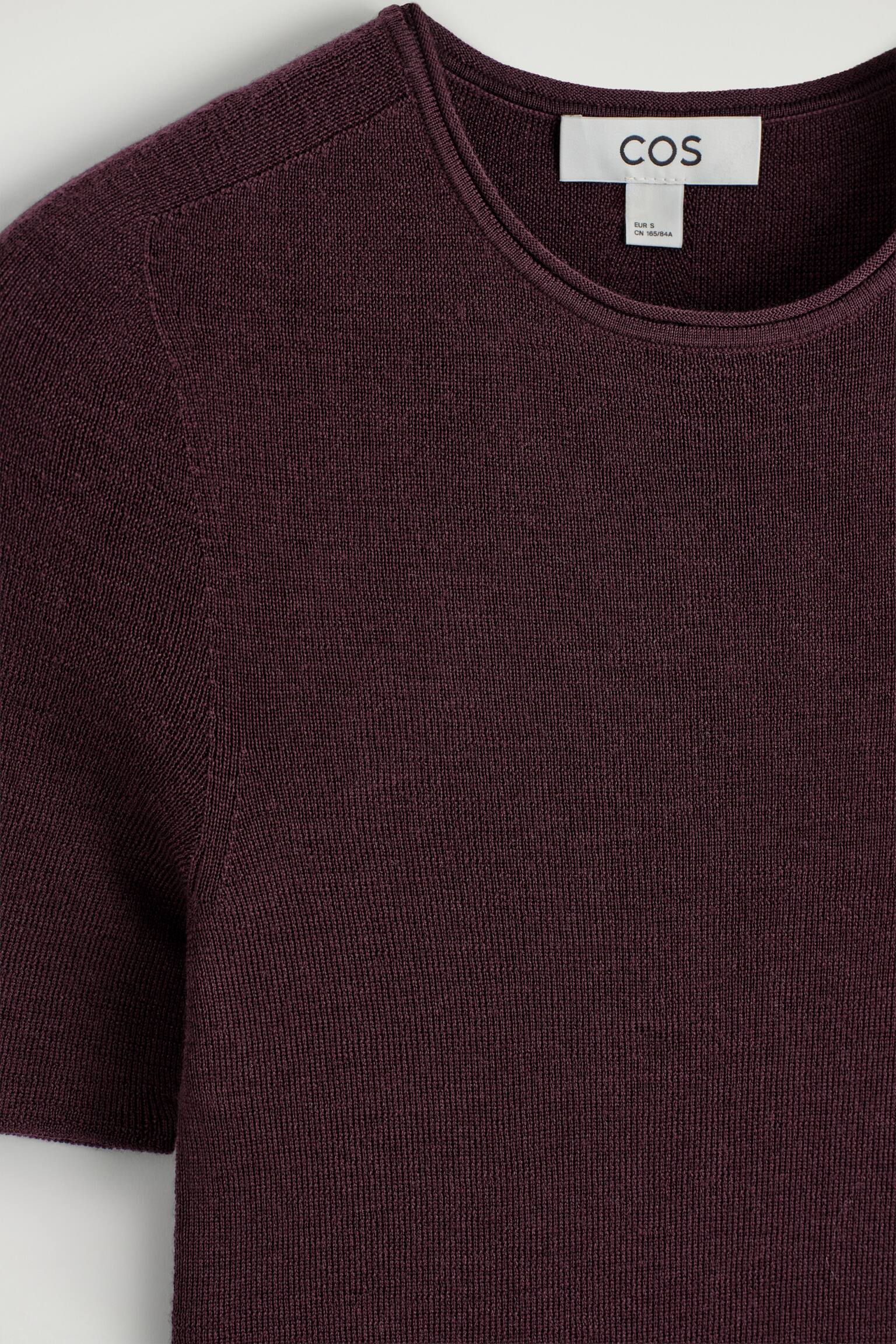 ТЕНИСКА ОТ МЕРИНОСОВА ВЪЛНА БЕЗ ШЕВОВЕ - Бордо меланж/БЕЖОВ МЕЛАНЖ/тъмносив меланж - 5