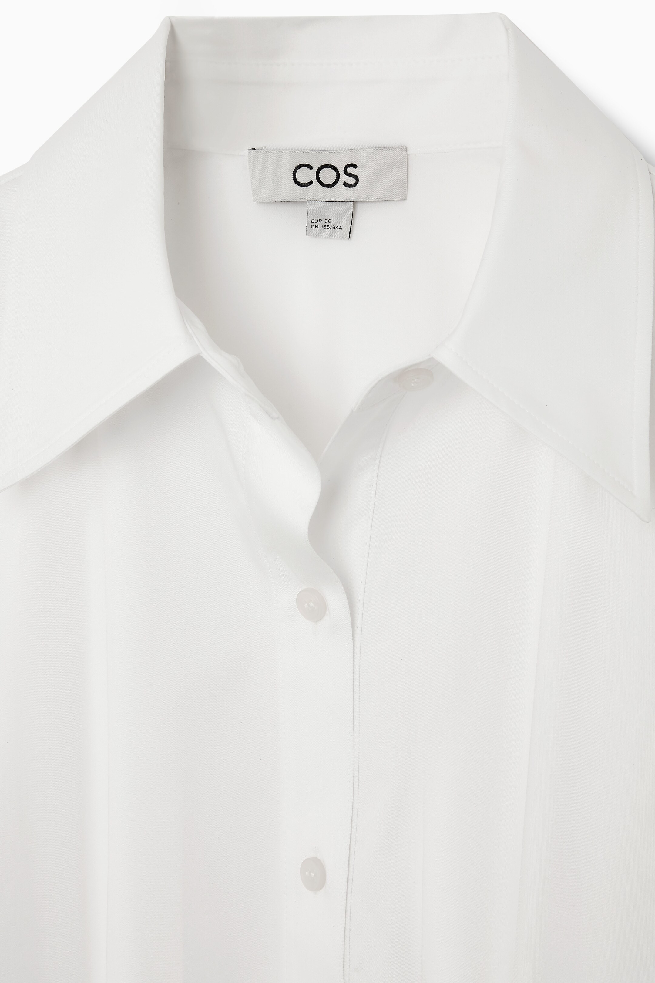 Ingrandisci l'immagine: OVERSIZED MIDI SHIRT DRESS - WHITE - DONNA | H&M CH 2