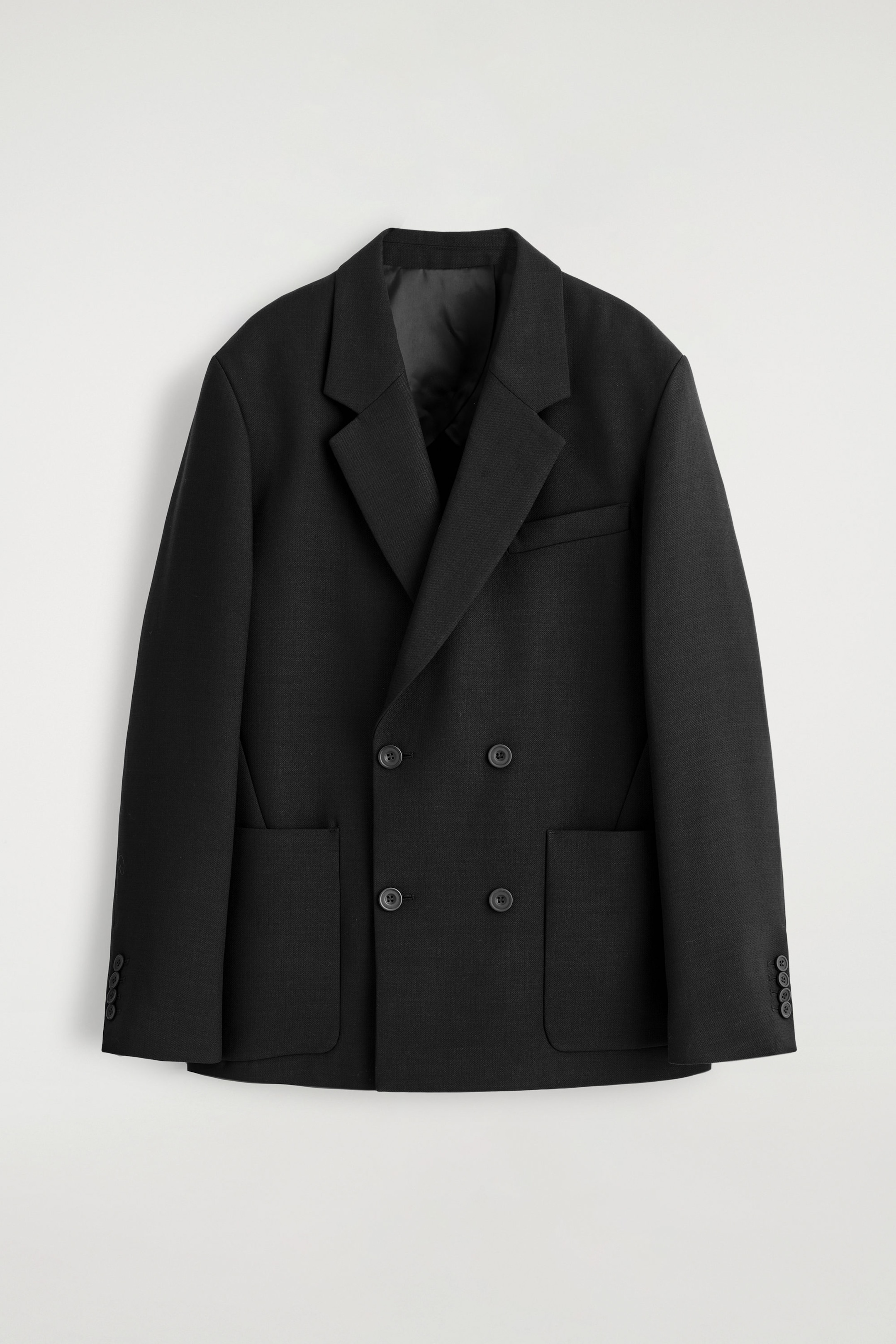 UNSTRUCTURED WOOL-BLEND BLAZER