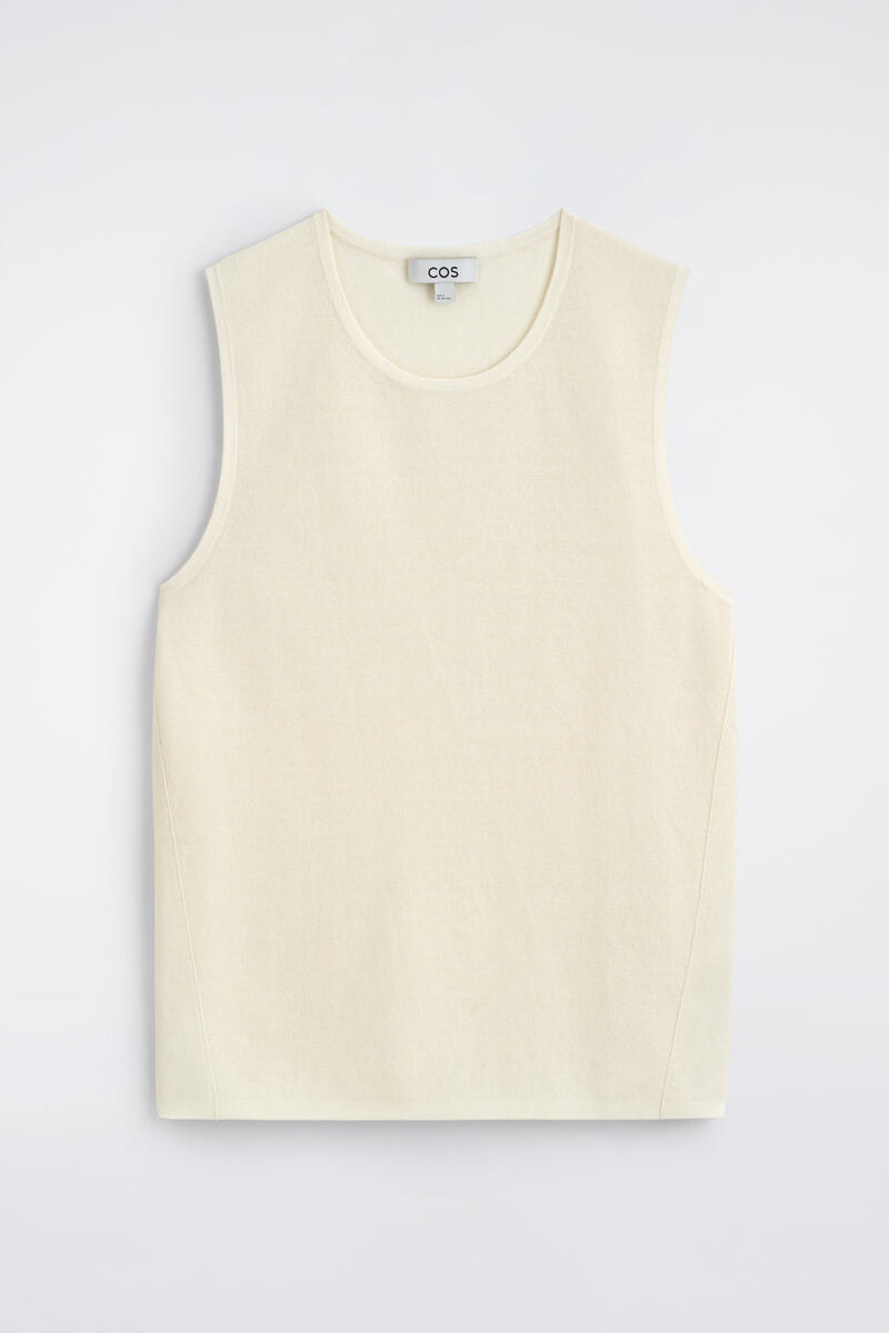 Knitted Linen Tank Top