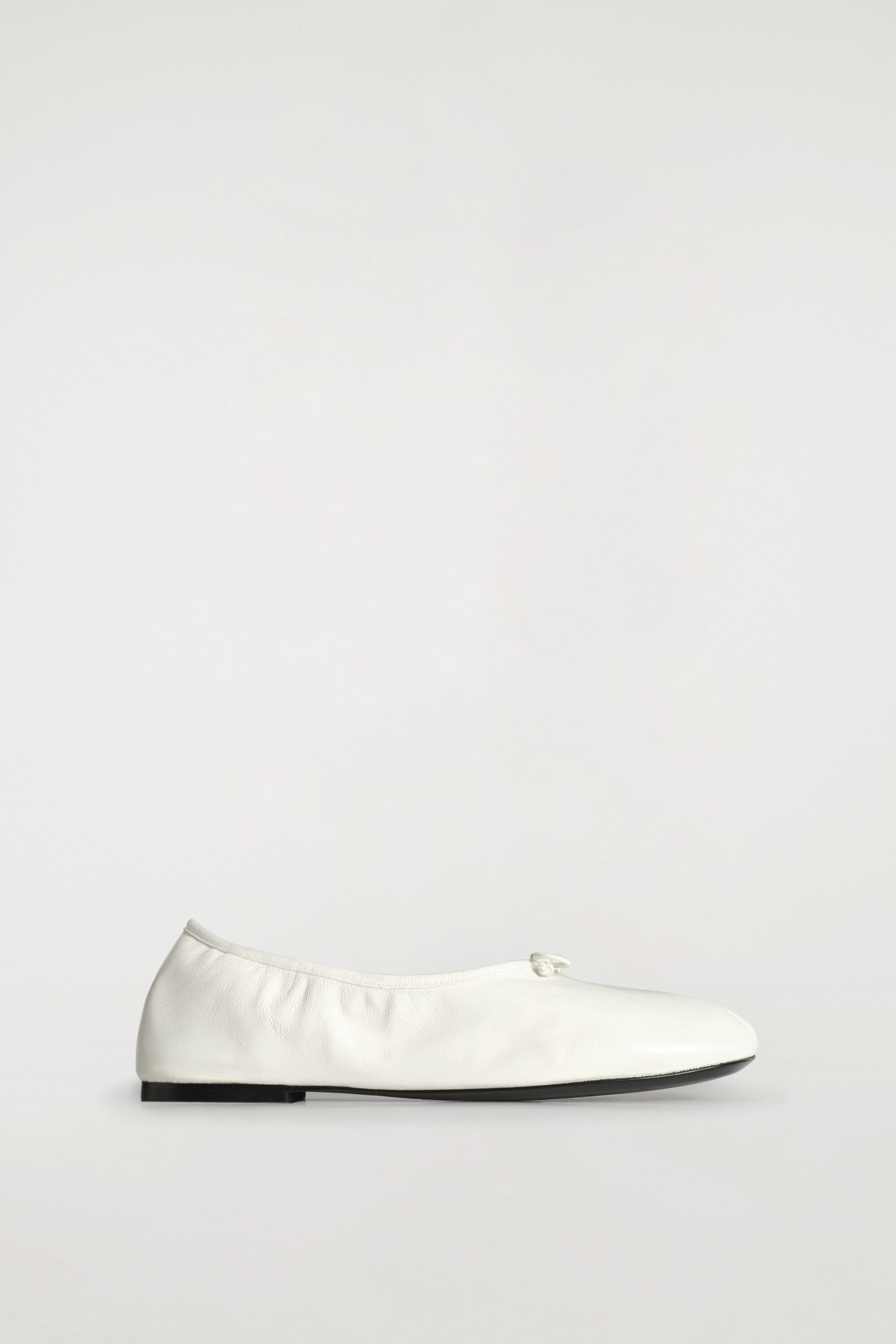 LEATHER BALLET FLATS - thumbnail 4