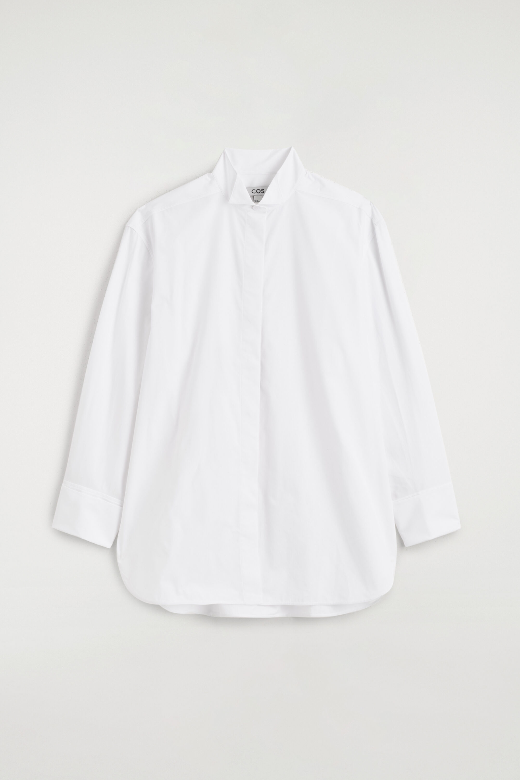 WING-COLLAR COTTON TUXEDO SHIRT - thumbnail 6