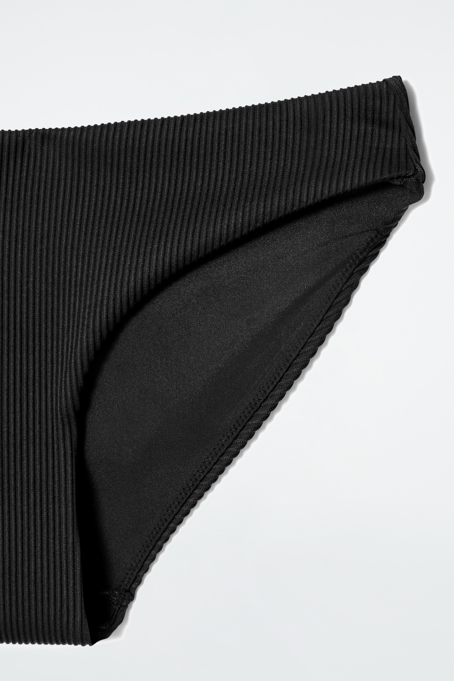 SLIP BIKINI CLASSICO A COSTE - NERO - 3