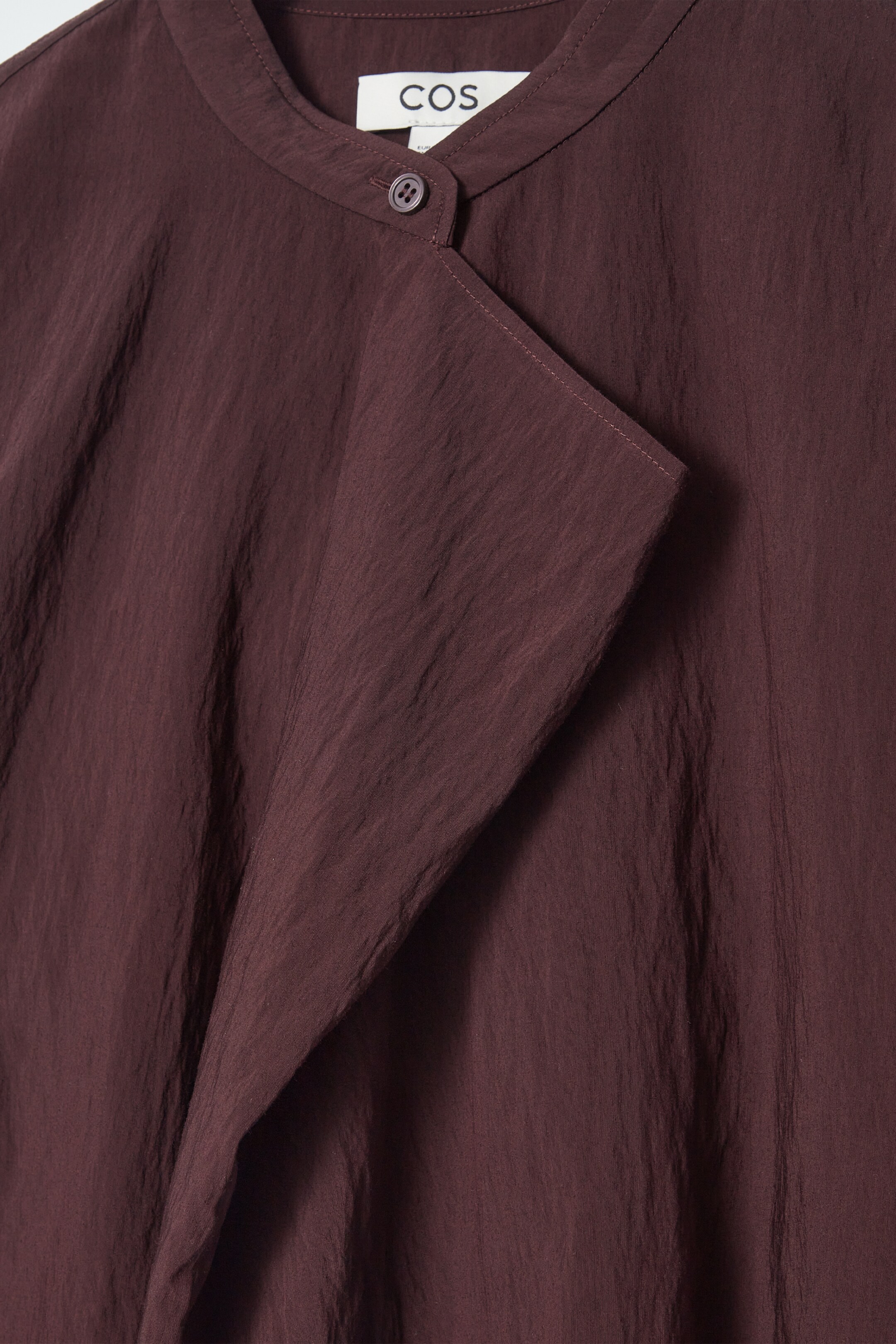 View larger image: DRAPED BLOUSE - BURGUNDY - Ladies | H&M GB 2