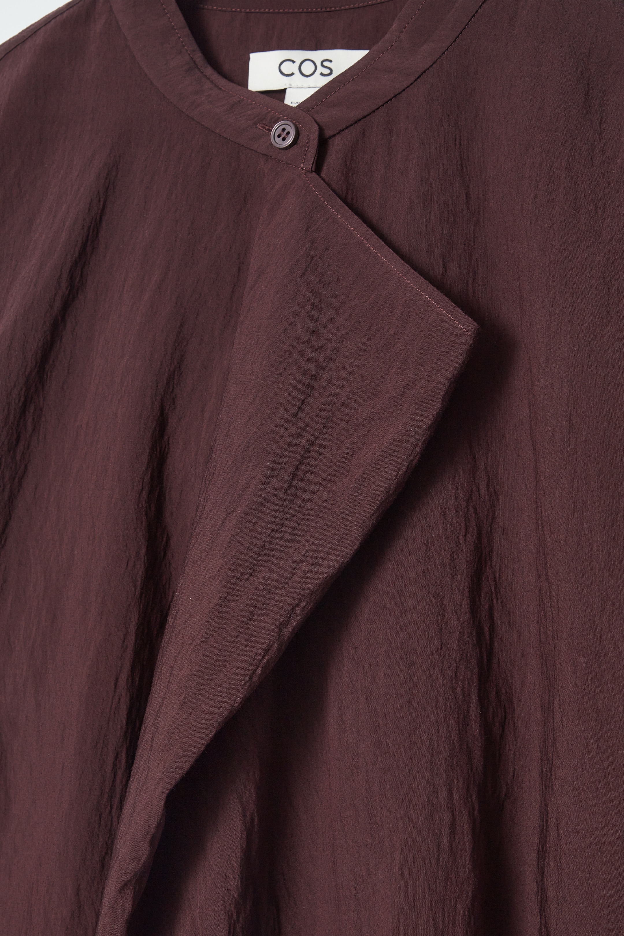 Grösseres Bild ansehen: BLUSE MIT DRAPIERTER PARTIE - BURGUNDERROT - DAMEN | H&M CH 2