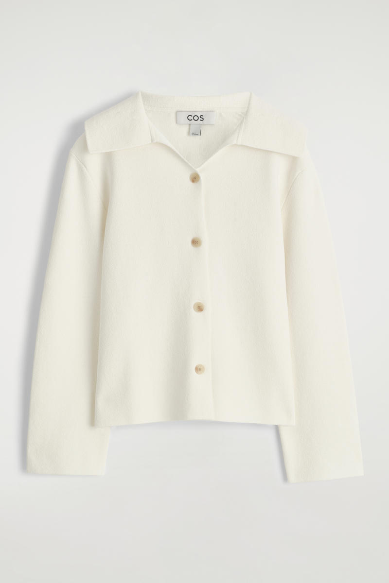 Collared Knitted Jacket