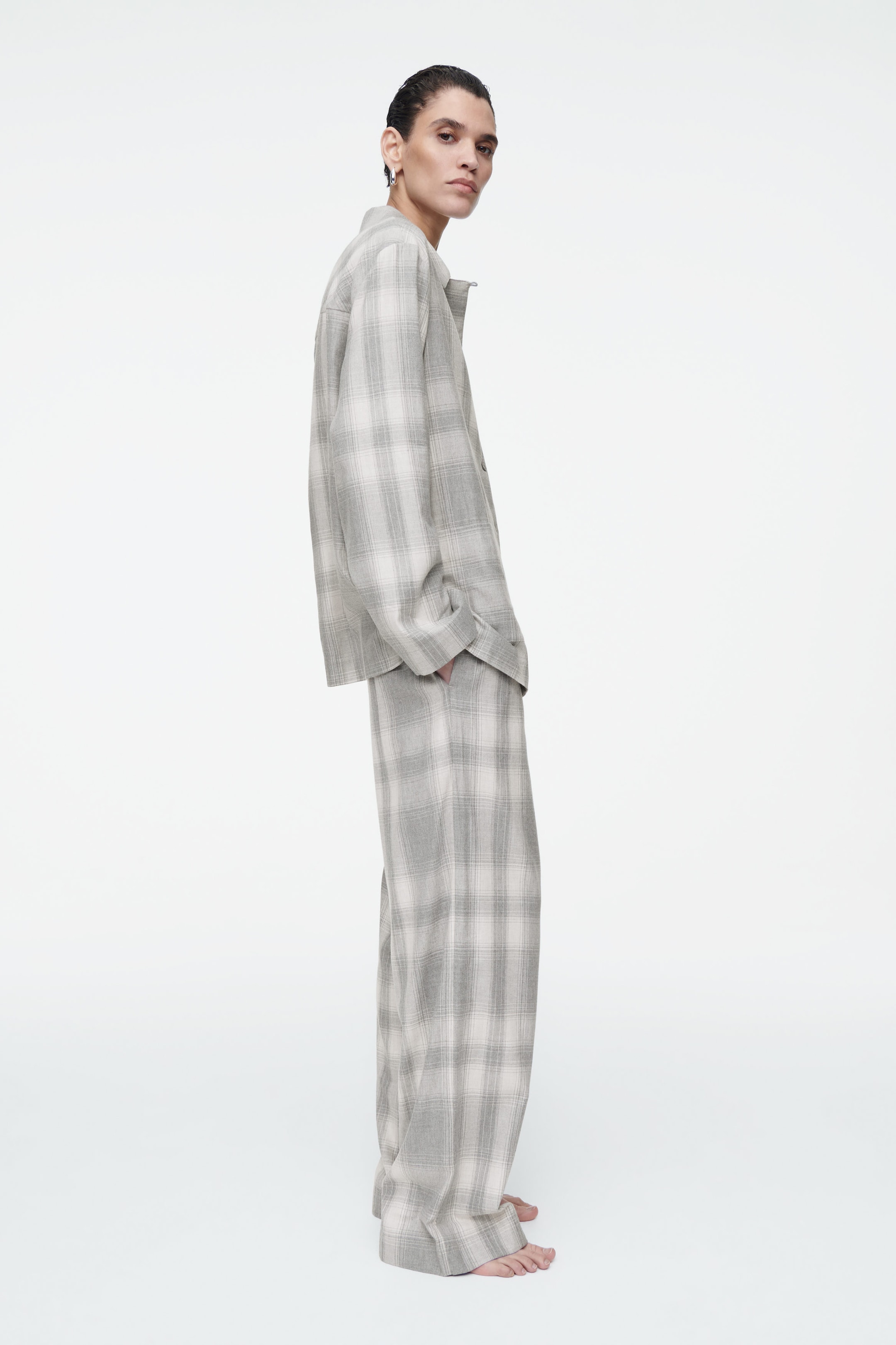 CHECKED FLANNEL PYJAMA PANTS